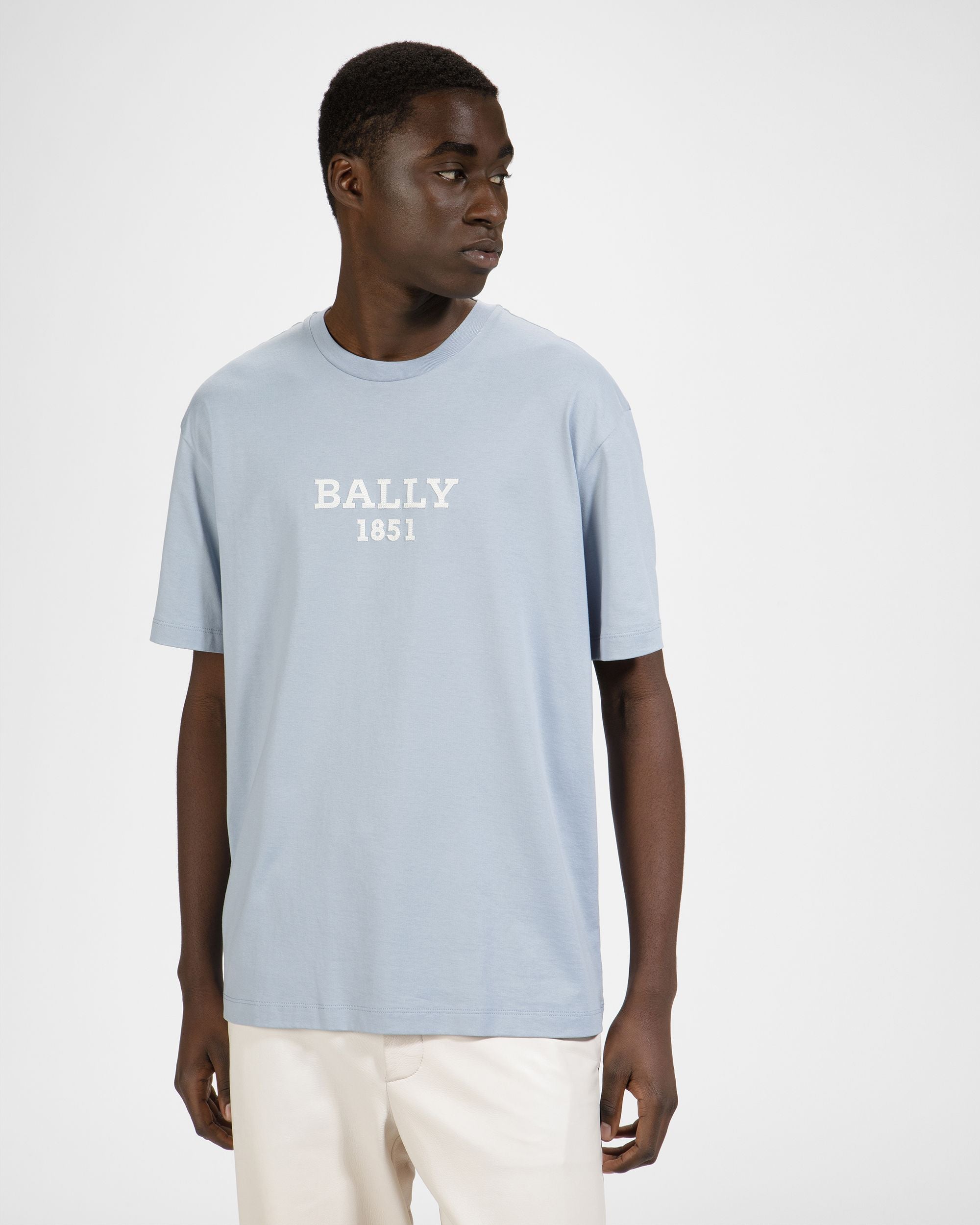 Cotton T-Shirt - Men's - Bally - 04