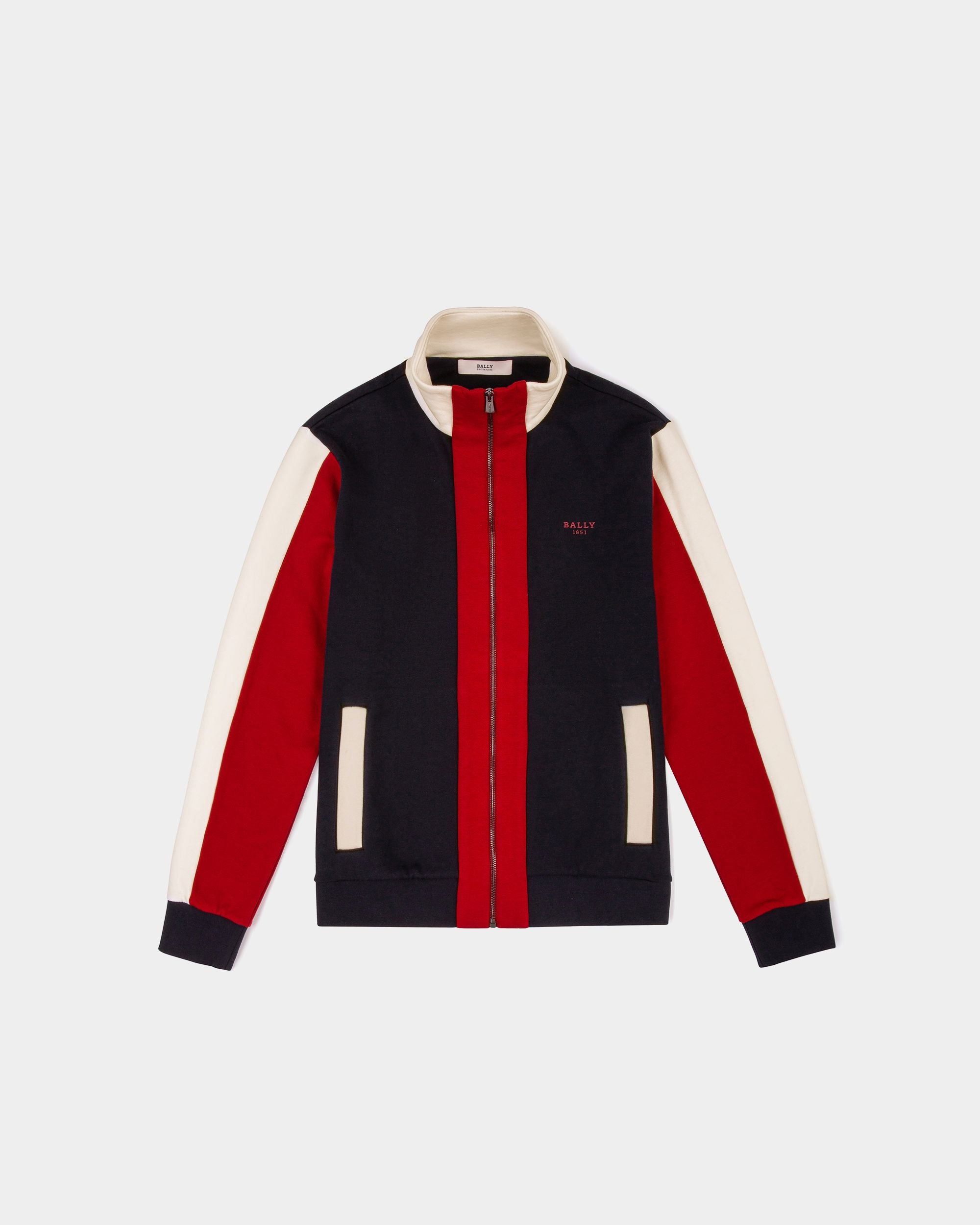 Cotton Sweatshirt - Men's - Bally - 01