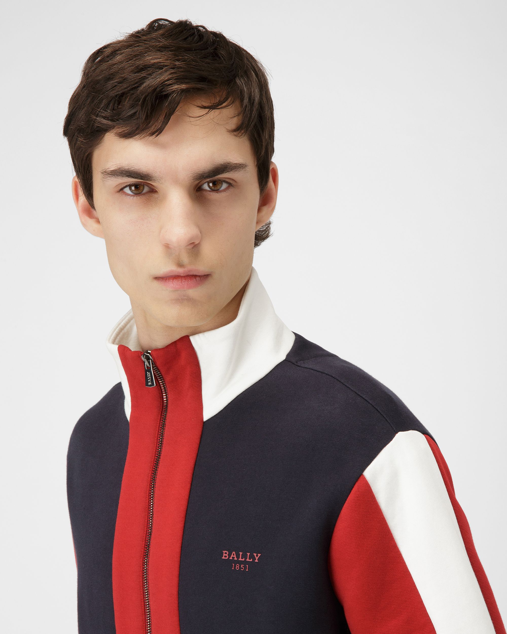 Cotton Sweatshirt - Men's - Bally - 04