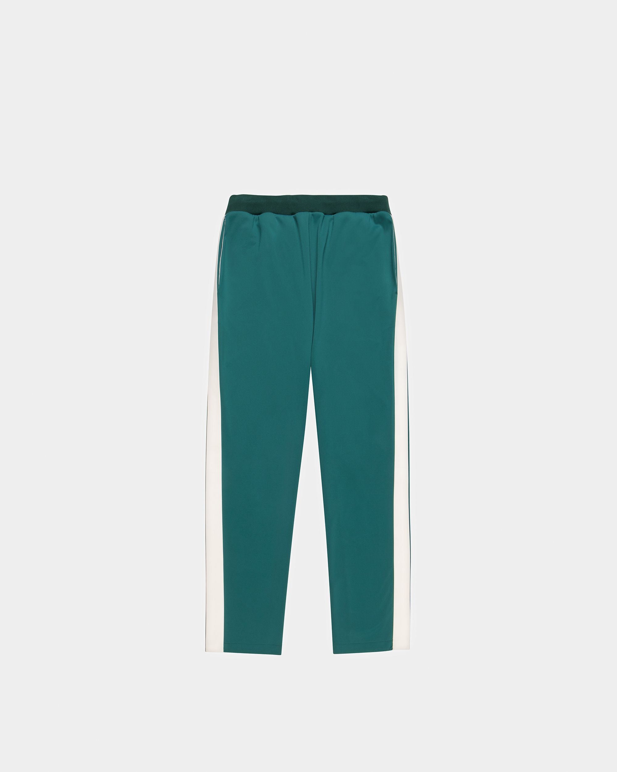 Sports Pants In Green Cotton Mix - Men's - Bally - 01