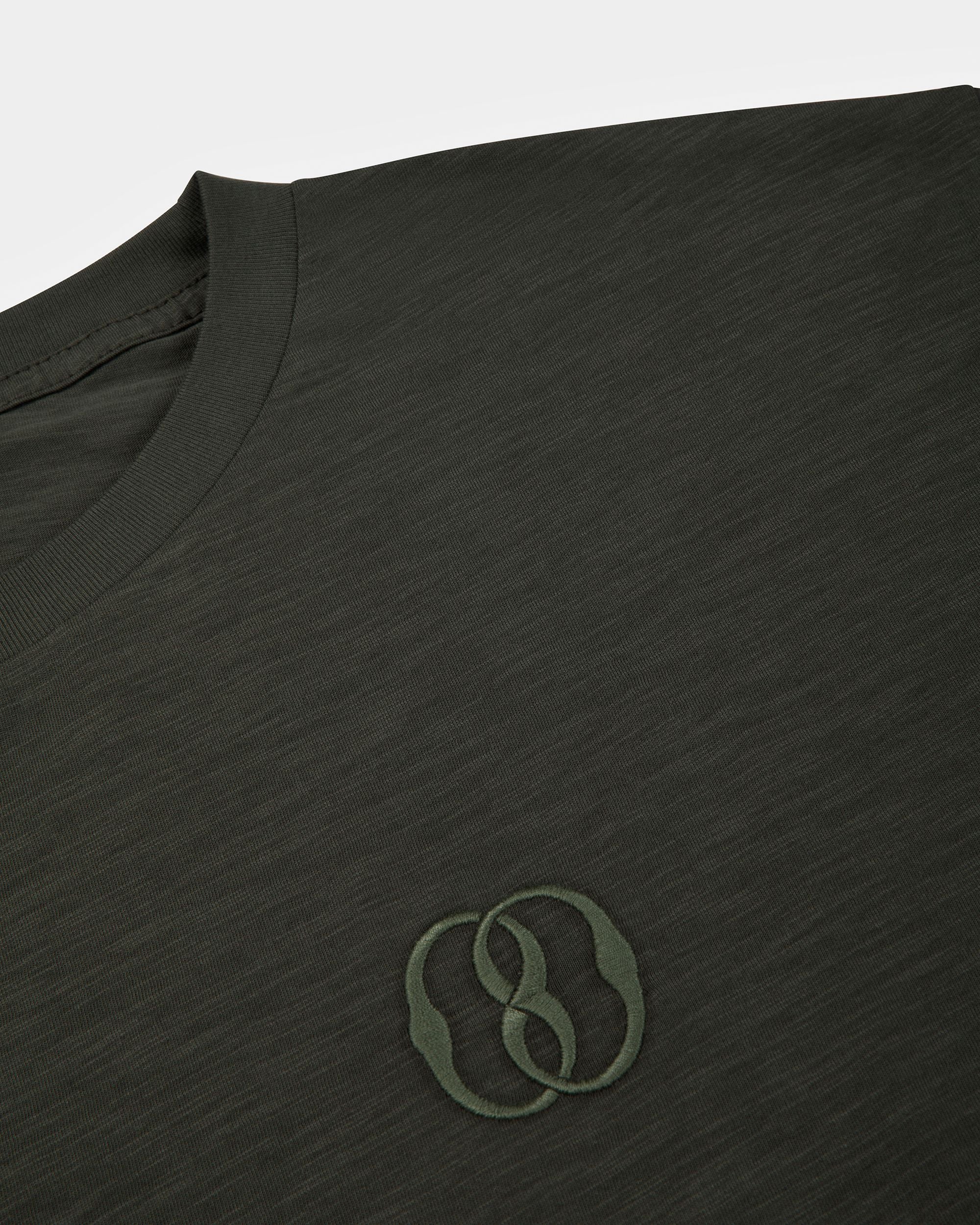 Cotton Embroidered T-Shirt In Grey - Men's - Bally - 02