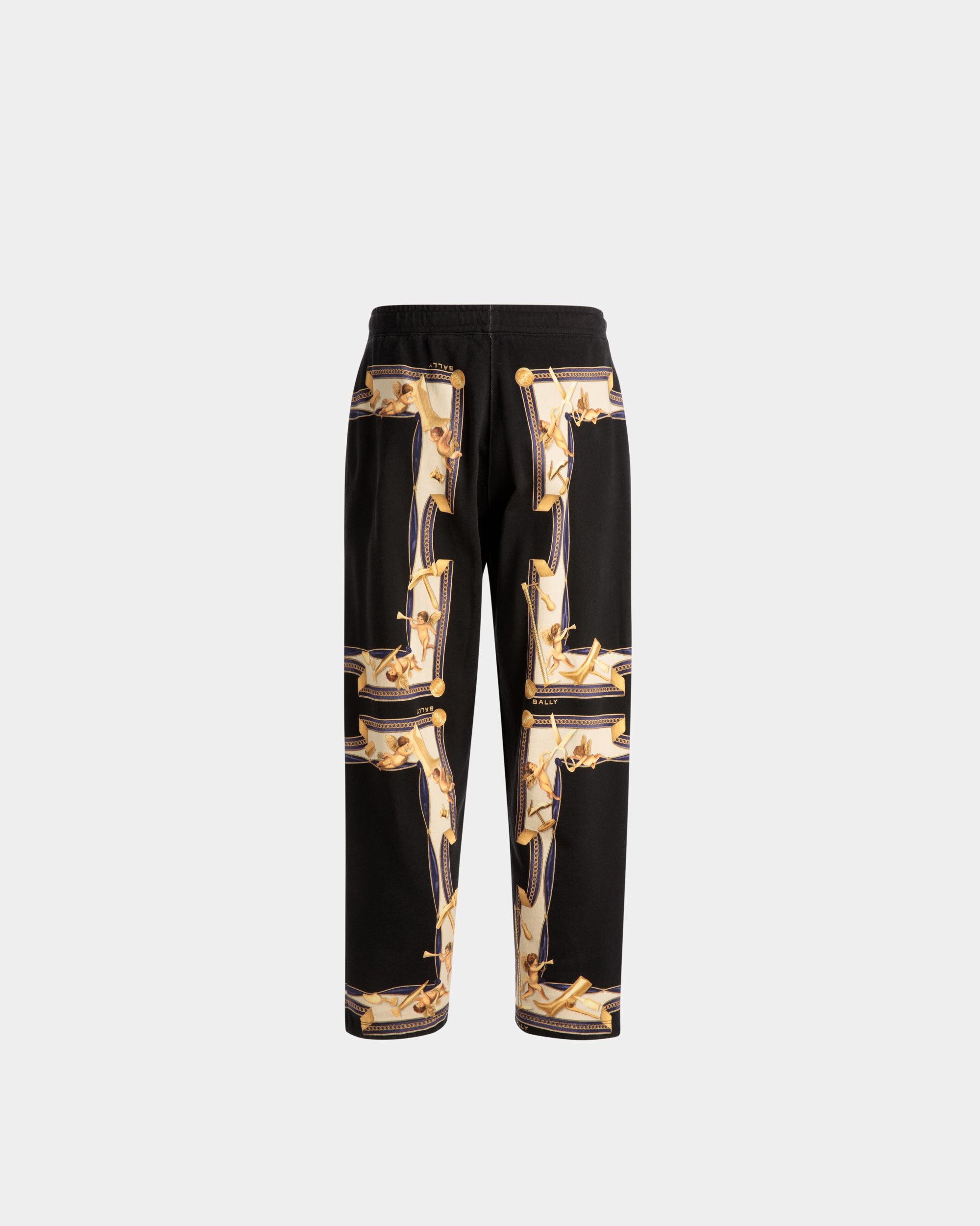 Printed Sweatpants In Black Cotton - Men's - Bally - 07