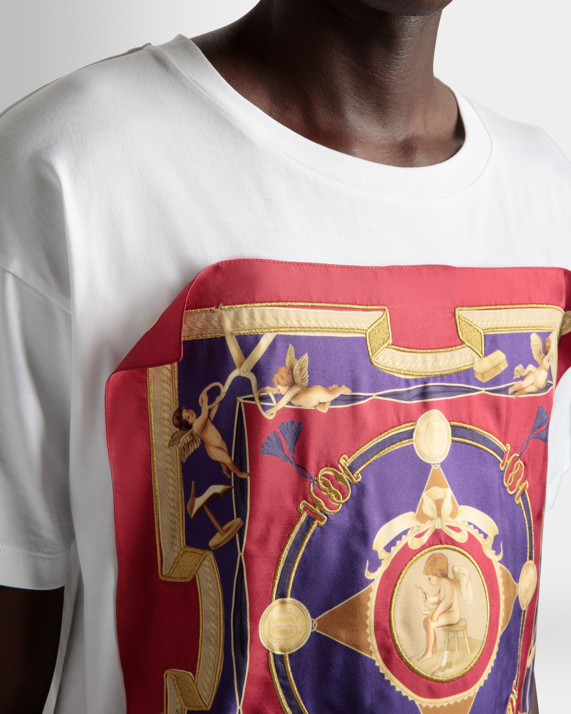 Printed T-Shirt In White Cotton - Men's - Bally - 04