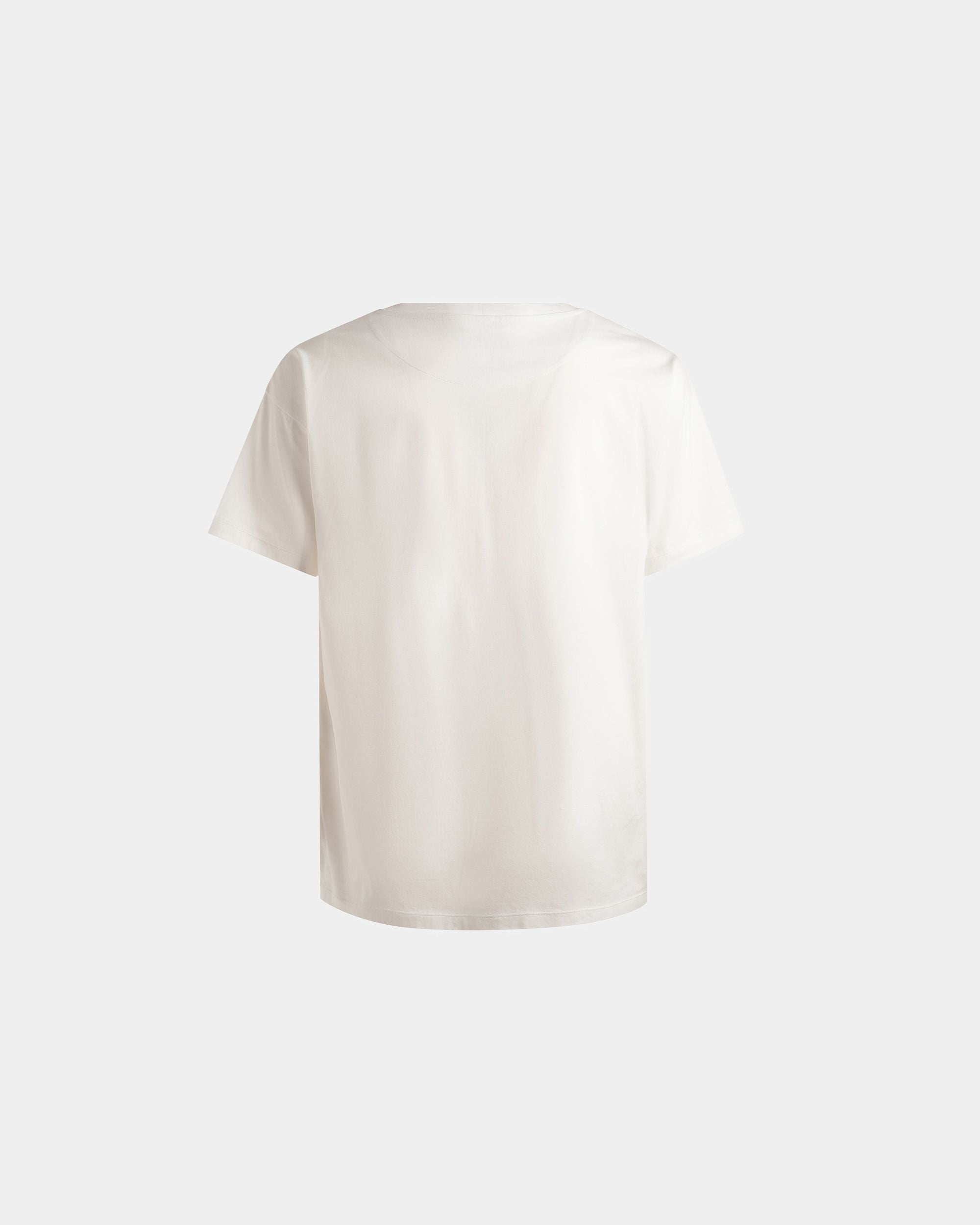Printed T-Shirt In White Cotton - Men's - Bally - 07