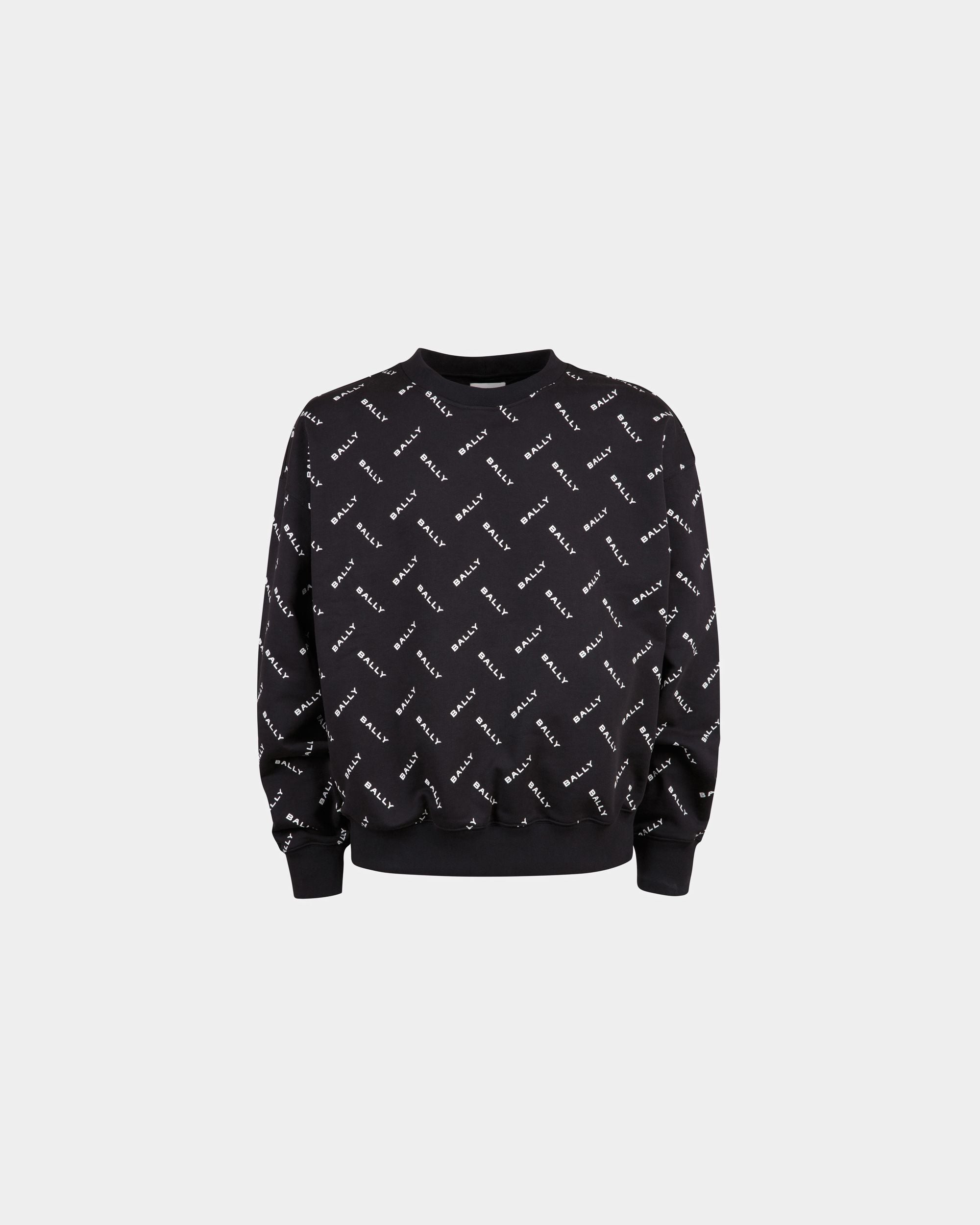 Sweatshirt In Dark Blue Cotton - Men's - Bally - 01