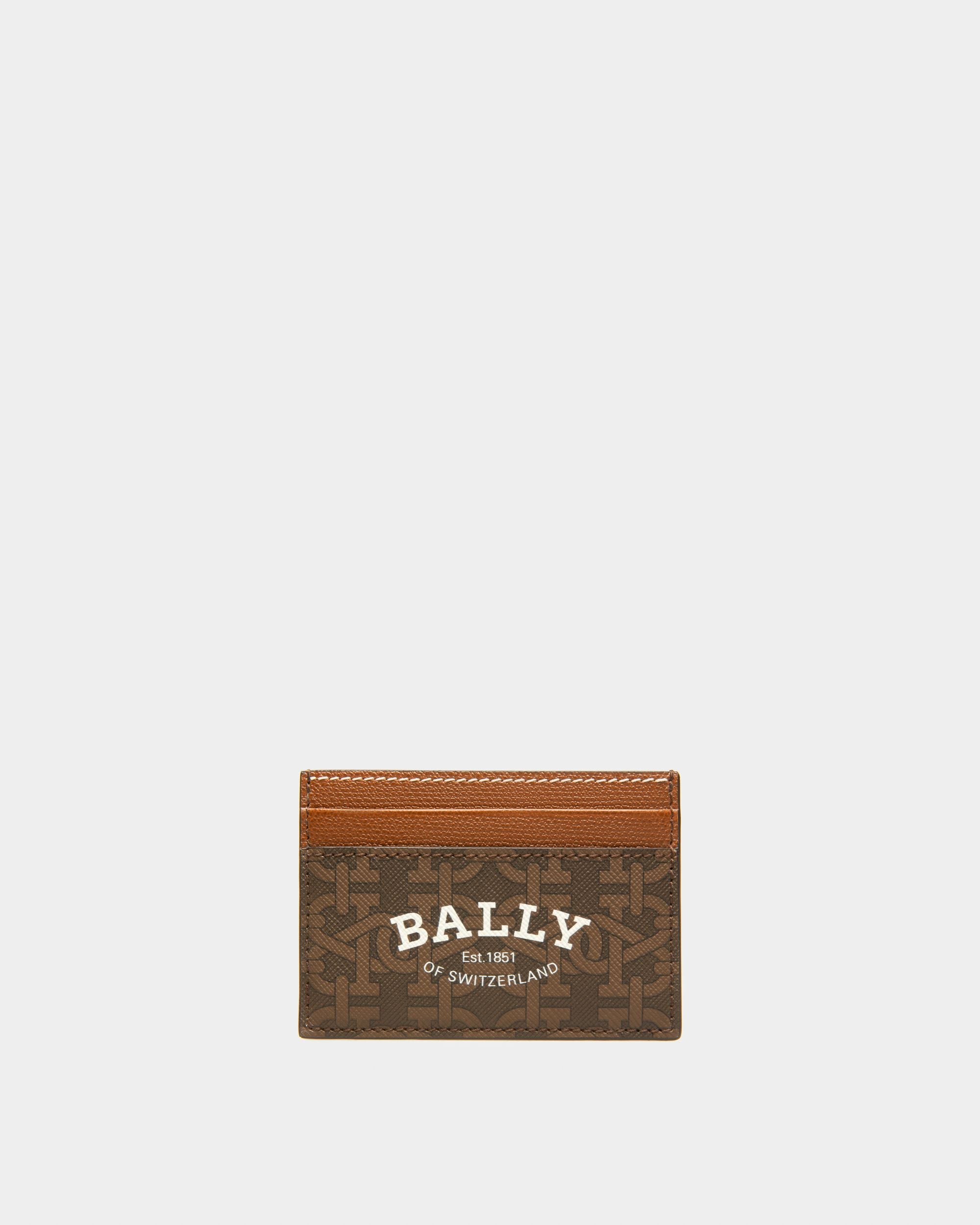 Bhar Tpu Card Holder In Brown - Men's - Bally - 01