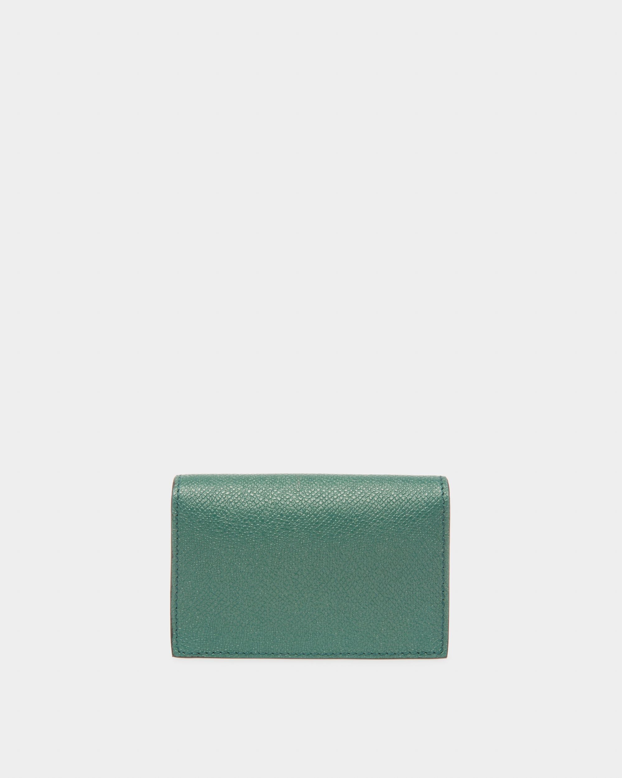 Balee Leather Beniness Card Holder In Green - Men's - Bally - 02