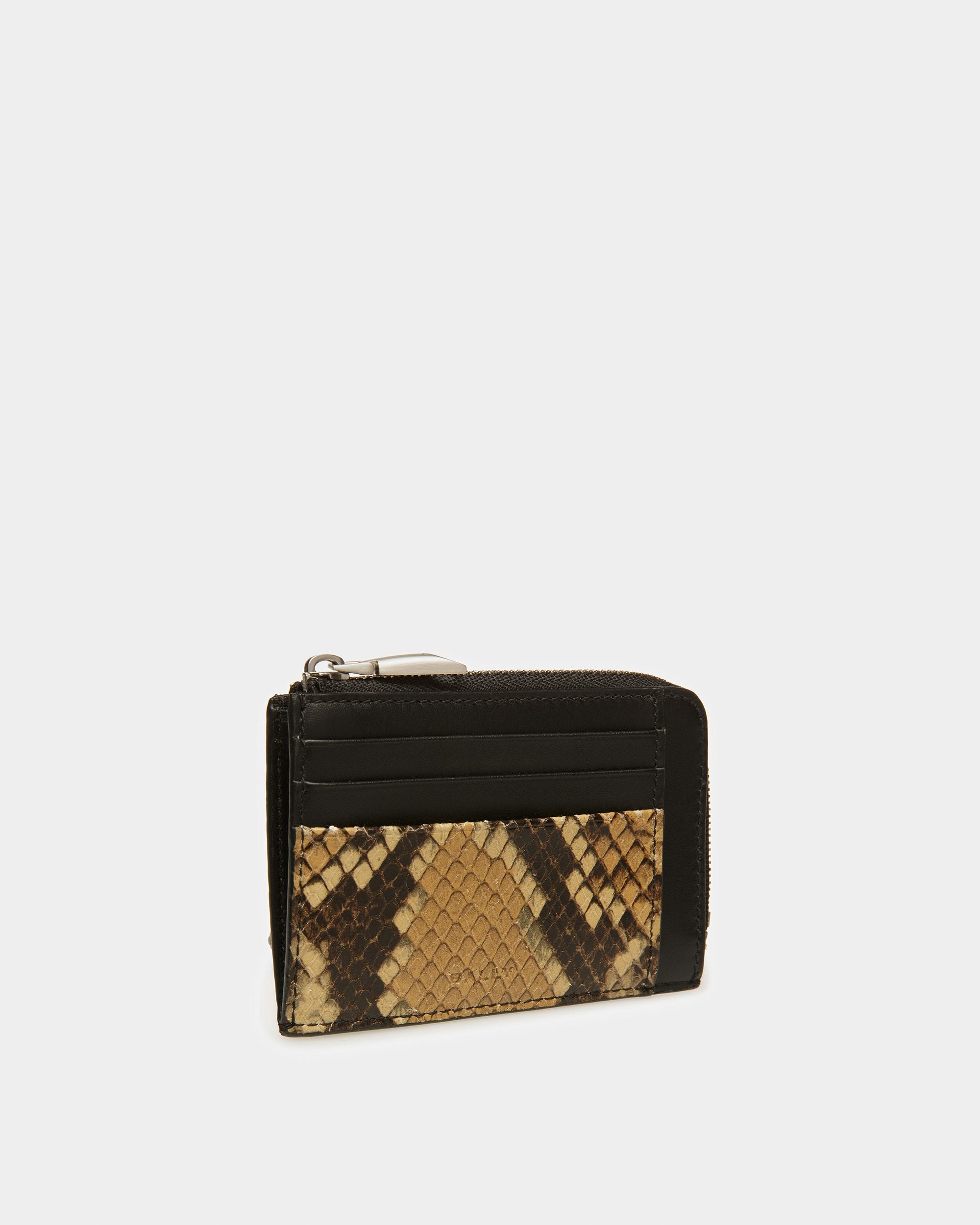 Zipped Coin Holder In Python Print - Men's - Bally - 05