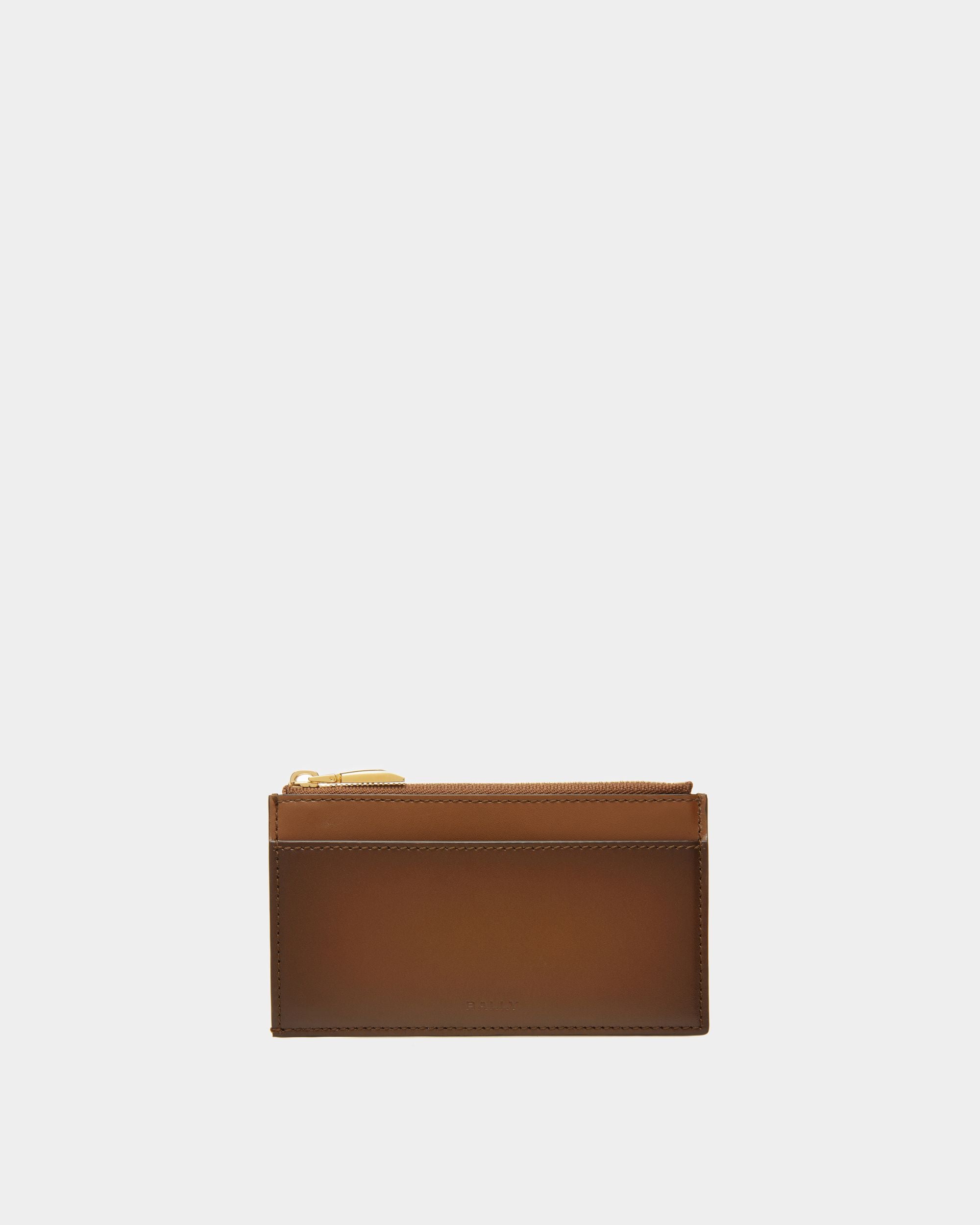 Speciale Card Holder In Brown Leather - Men's - Bally - 01