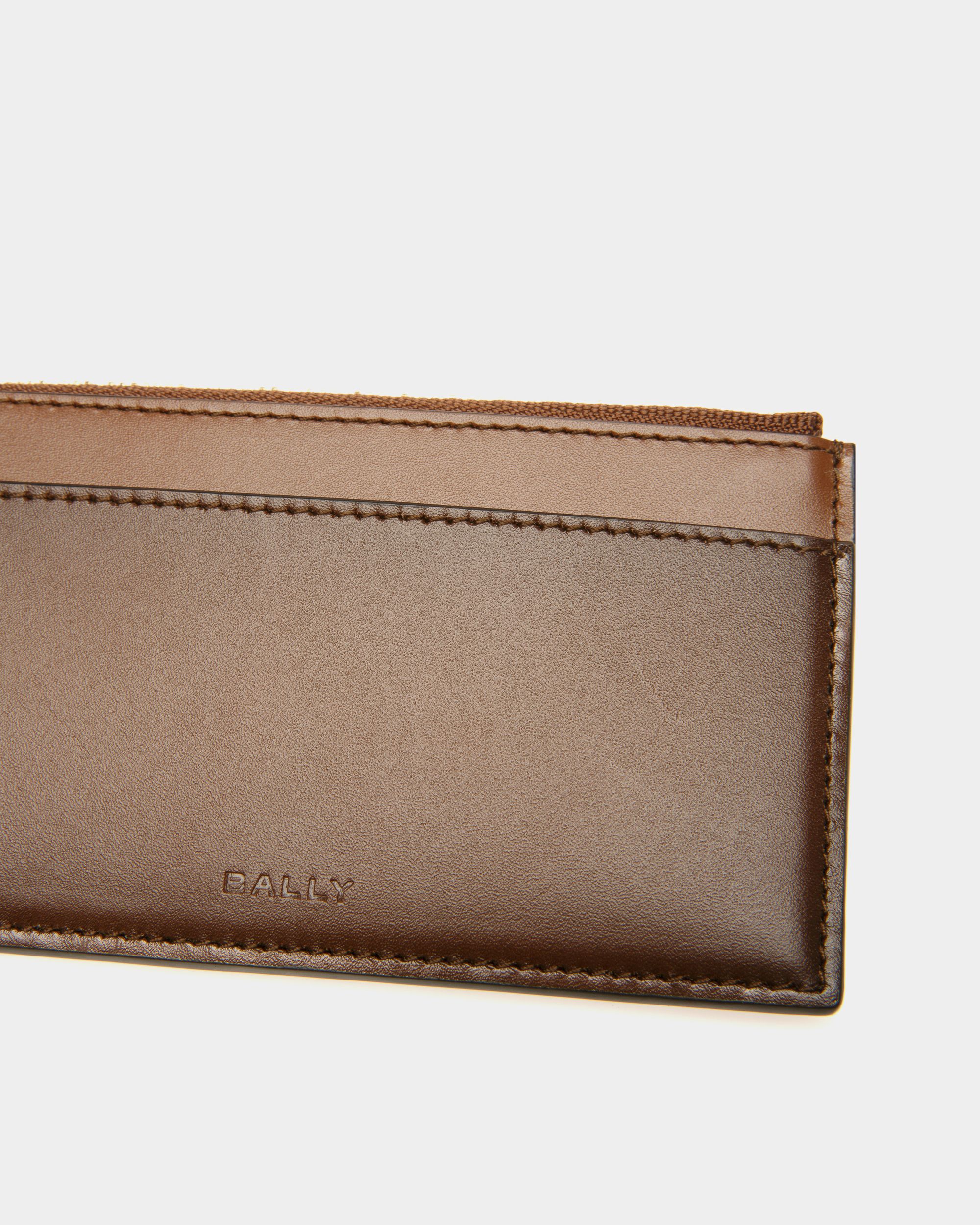 Speciale Card Holder In Brown Leather - Men's - Bally - 04