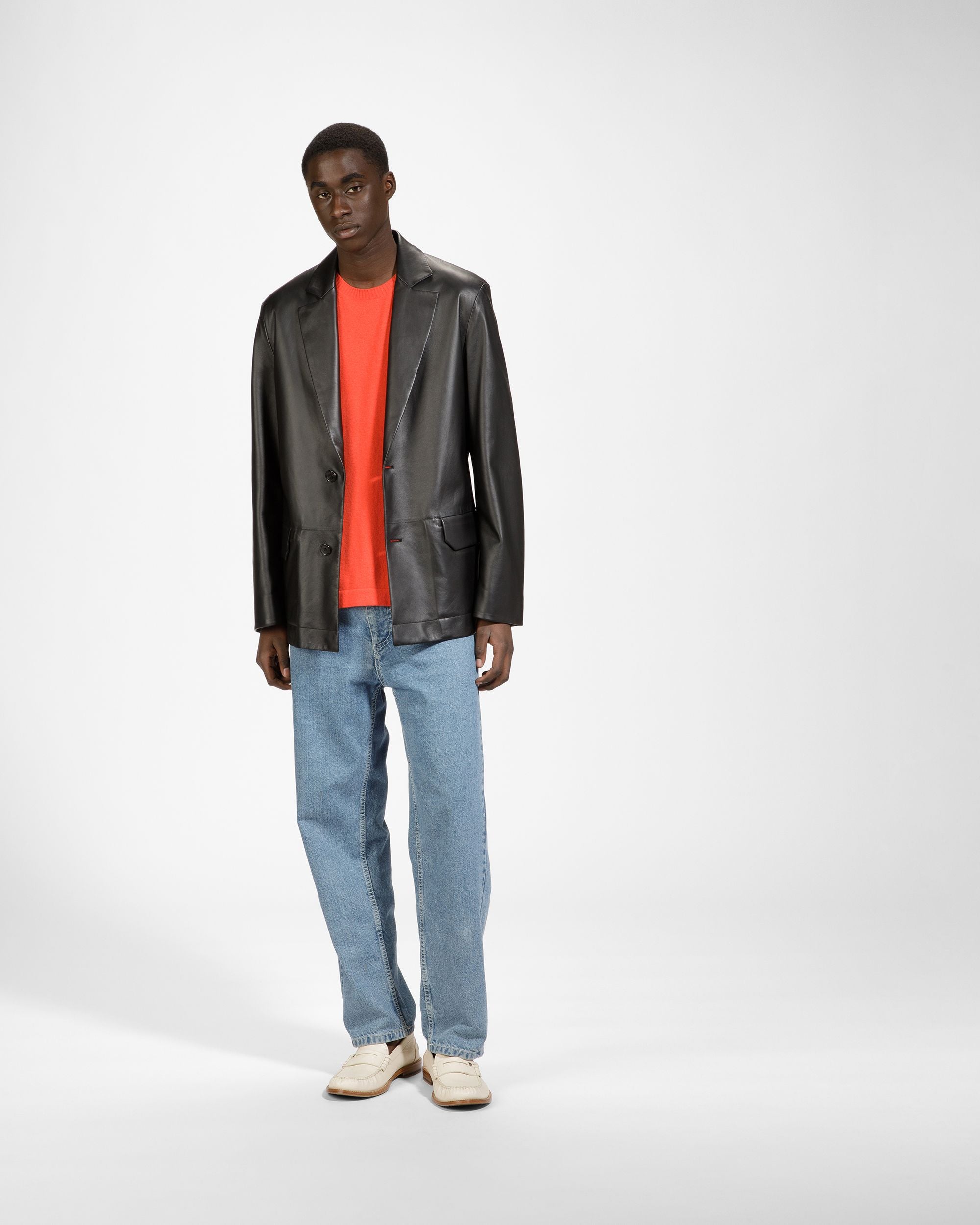 Leather Jacket - Men's - Bally - 04