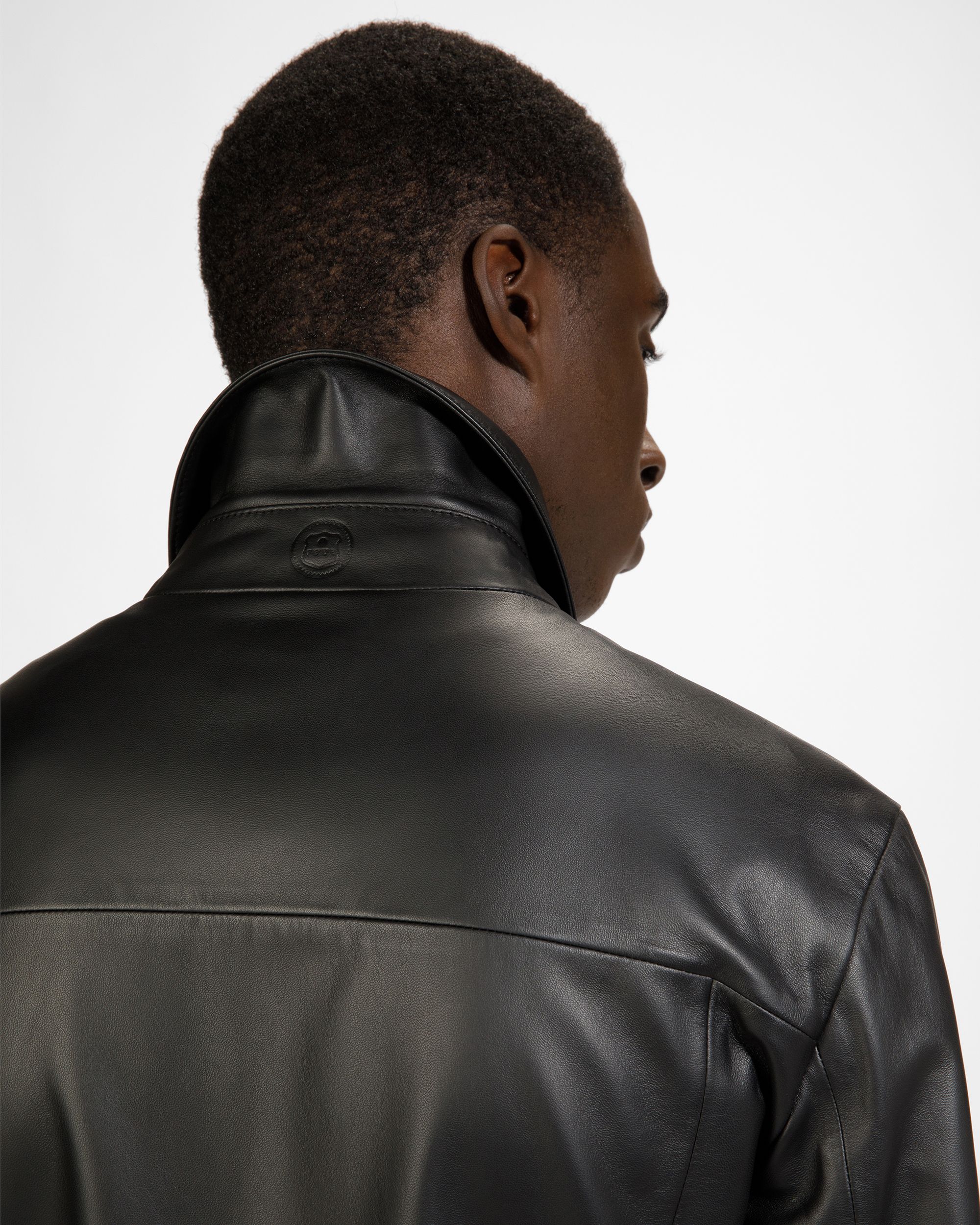 Leather Patch Pocket Jacket - Men's - Bally - 04