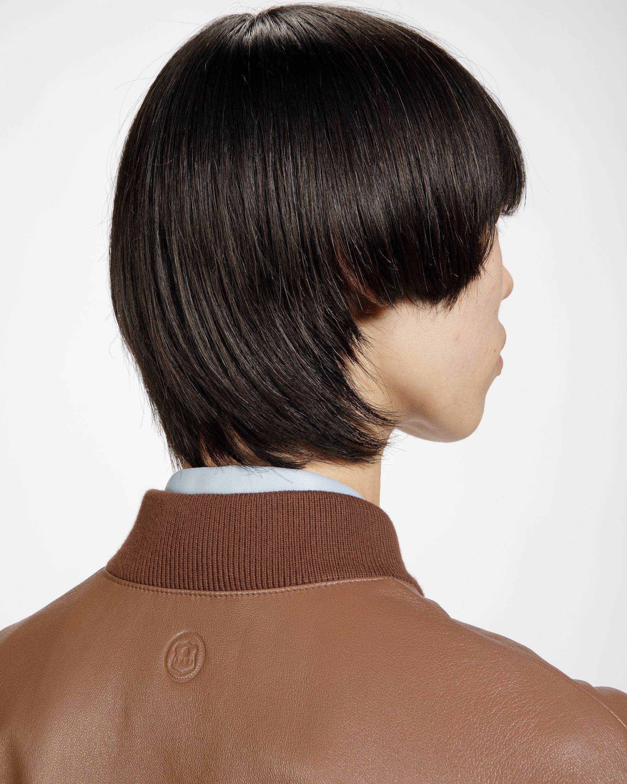 Leather Bomber Jacket In Brown - Men's - Bally - 03