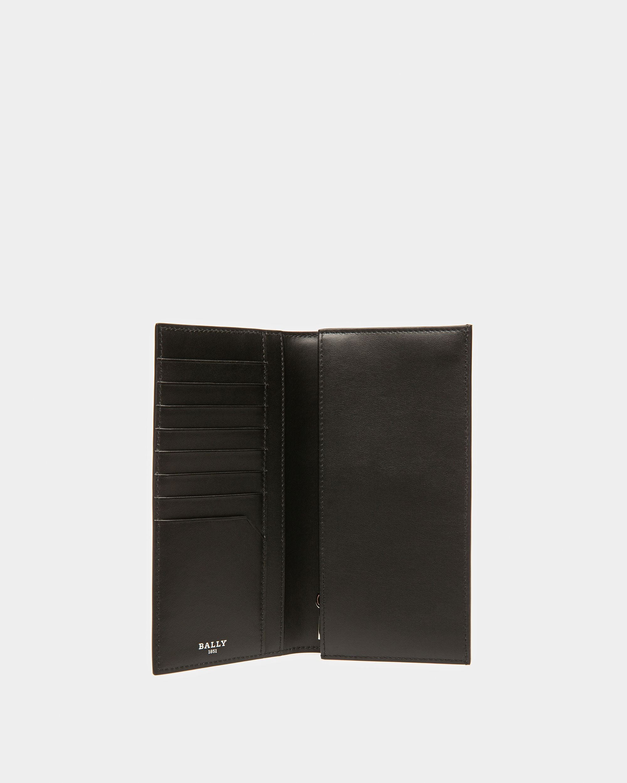 Scaliro Grained Leather Continental Wallet In Black - Men's - Bally - 01