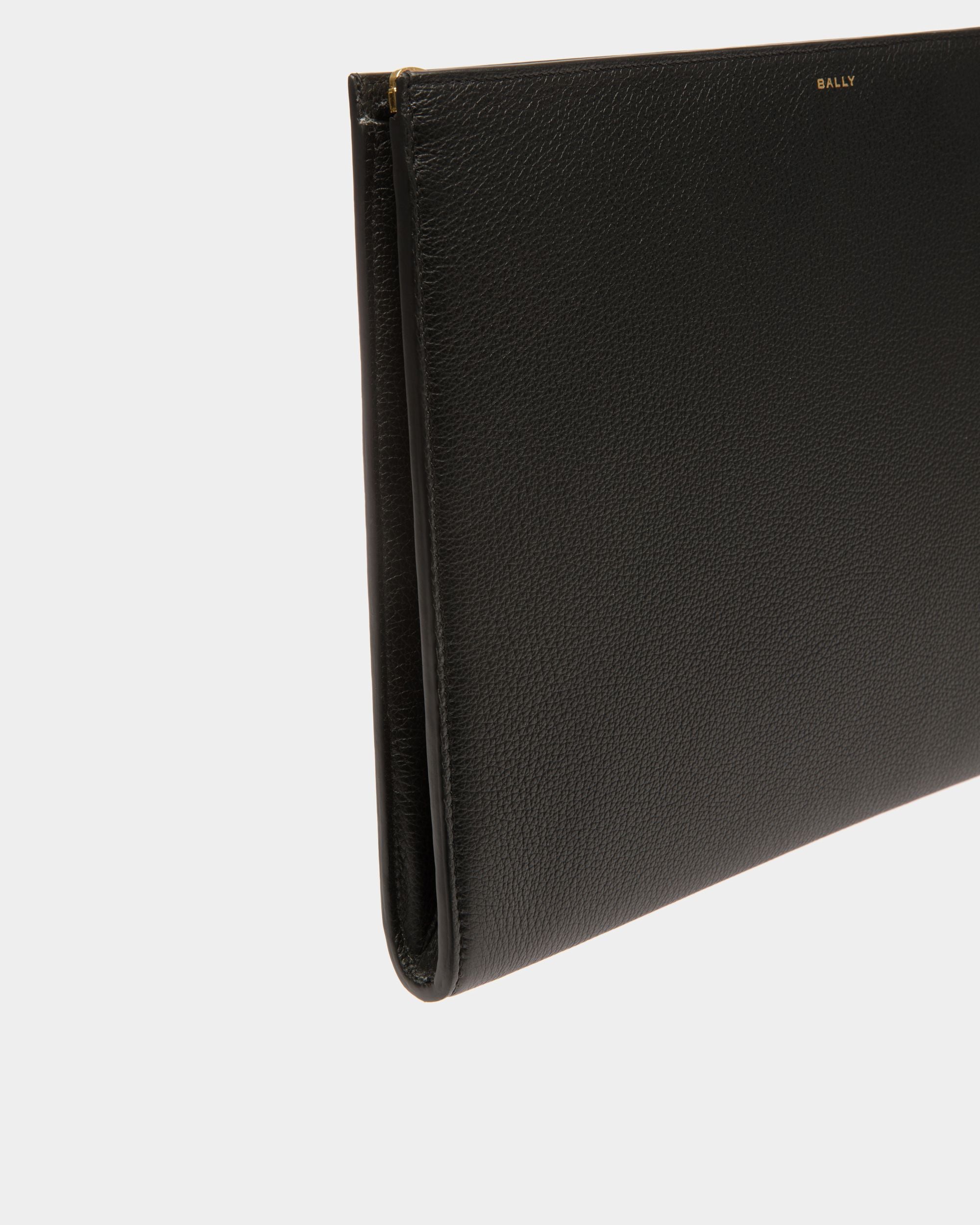 Tech Folio In Black Leather - Men's - Bally - 04