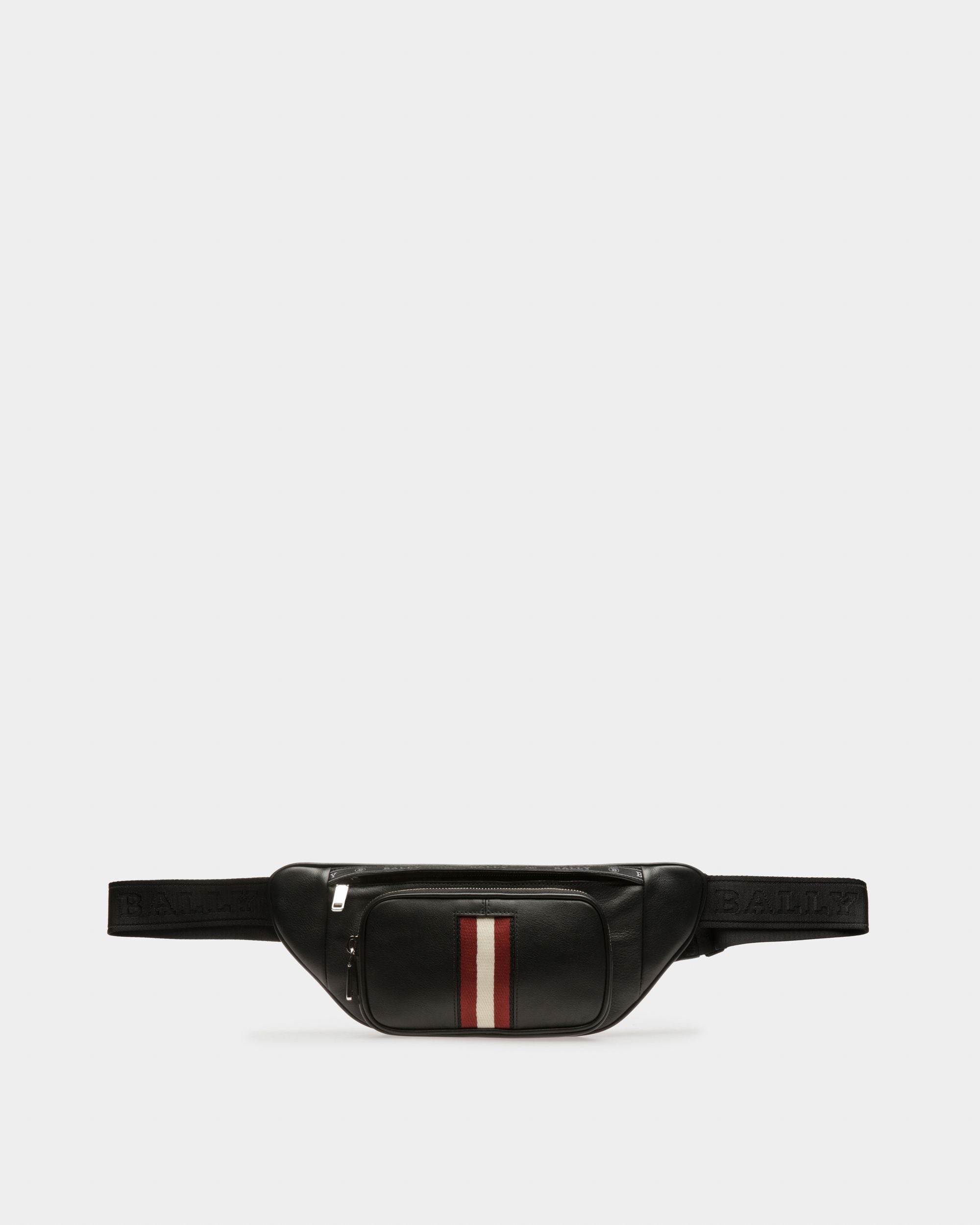 Borris Leather Bum Bag In Black - Men's - Bally - 01