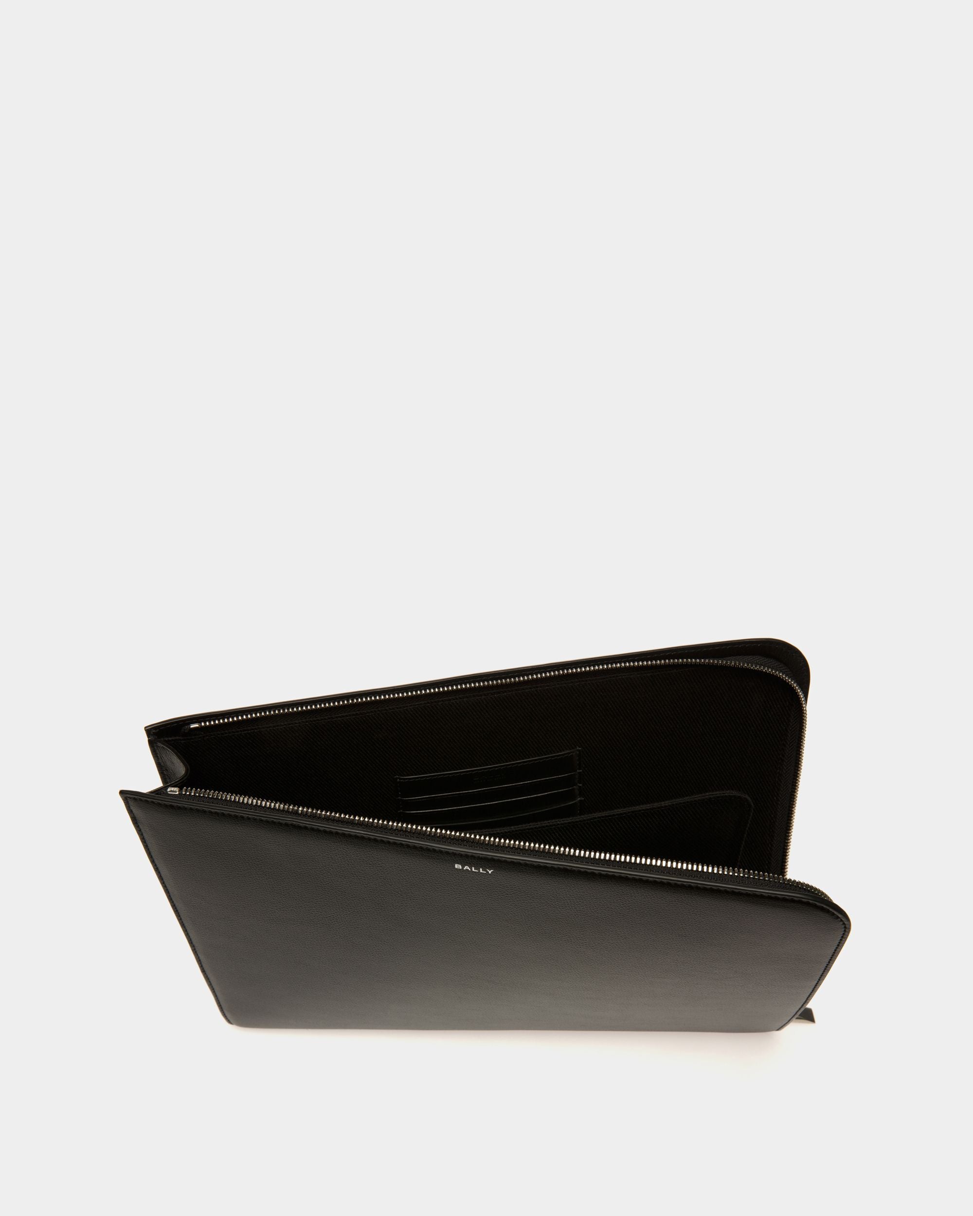 Banque Necessaire In Black Leather - Men's - Bally - 03