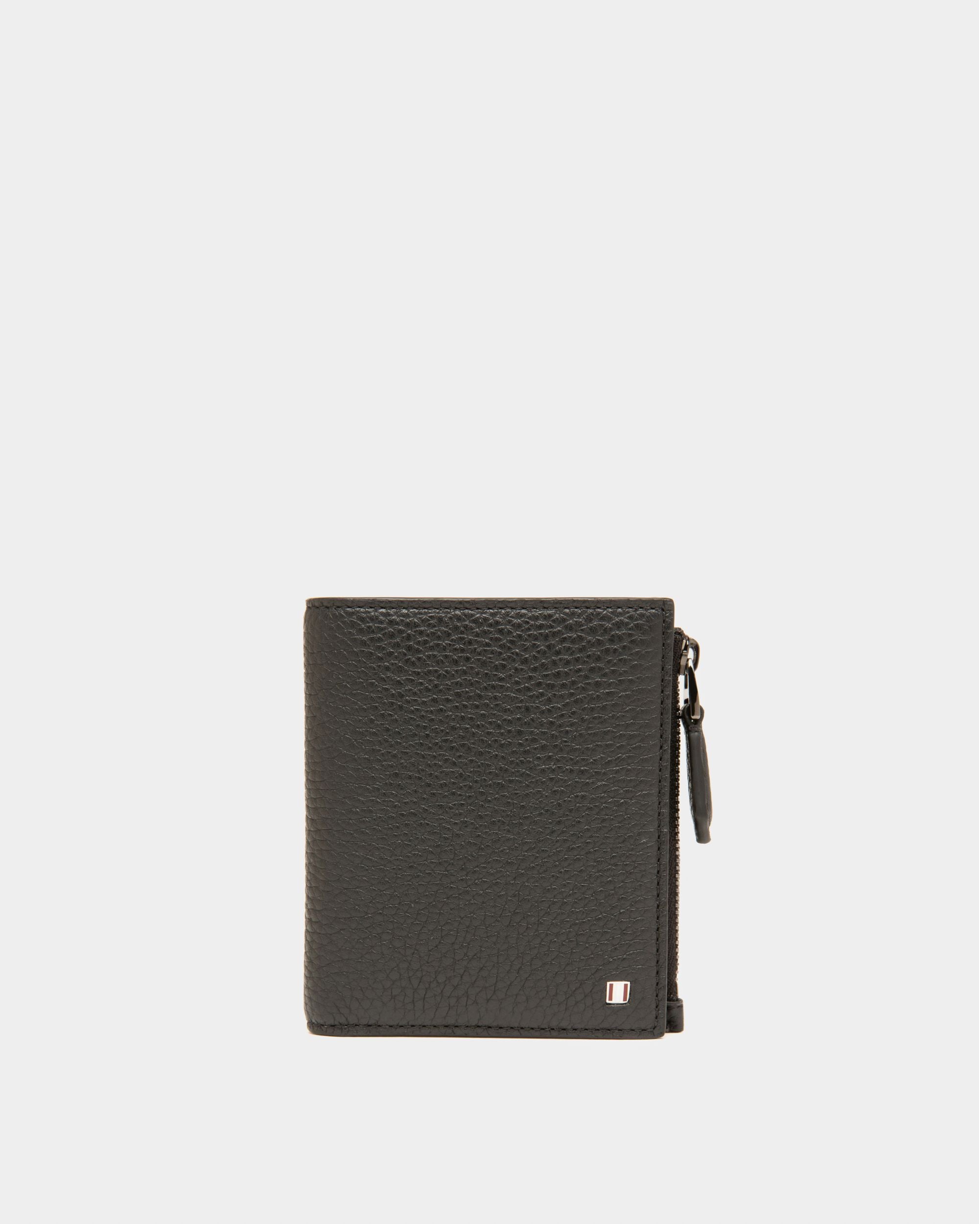 Bunner Leather Wallet In Black - Men's - Bally - 01