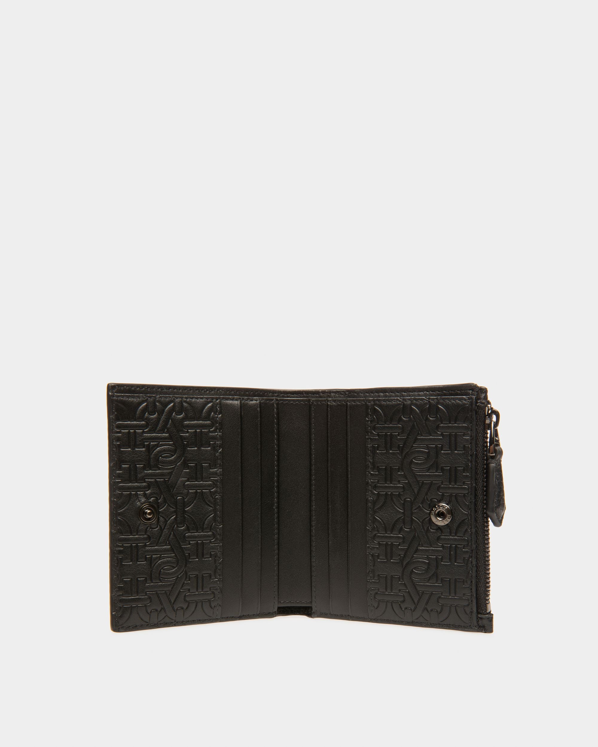 Bunner Leather Wallet In Black - Men's - Bally - 03