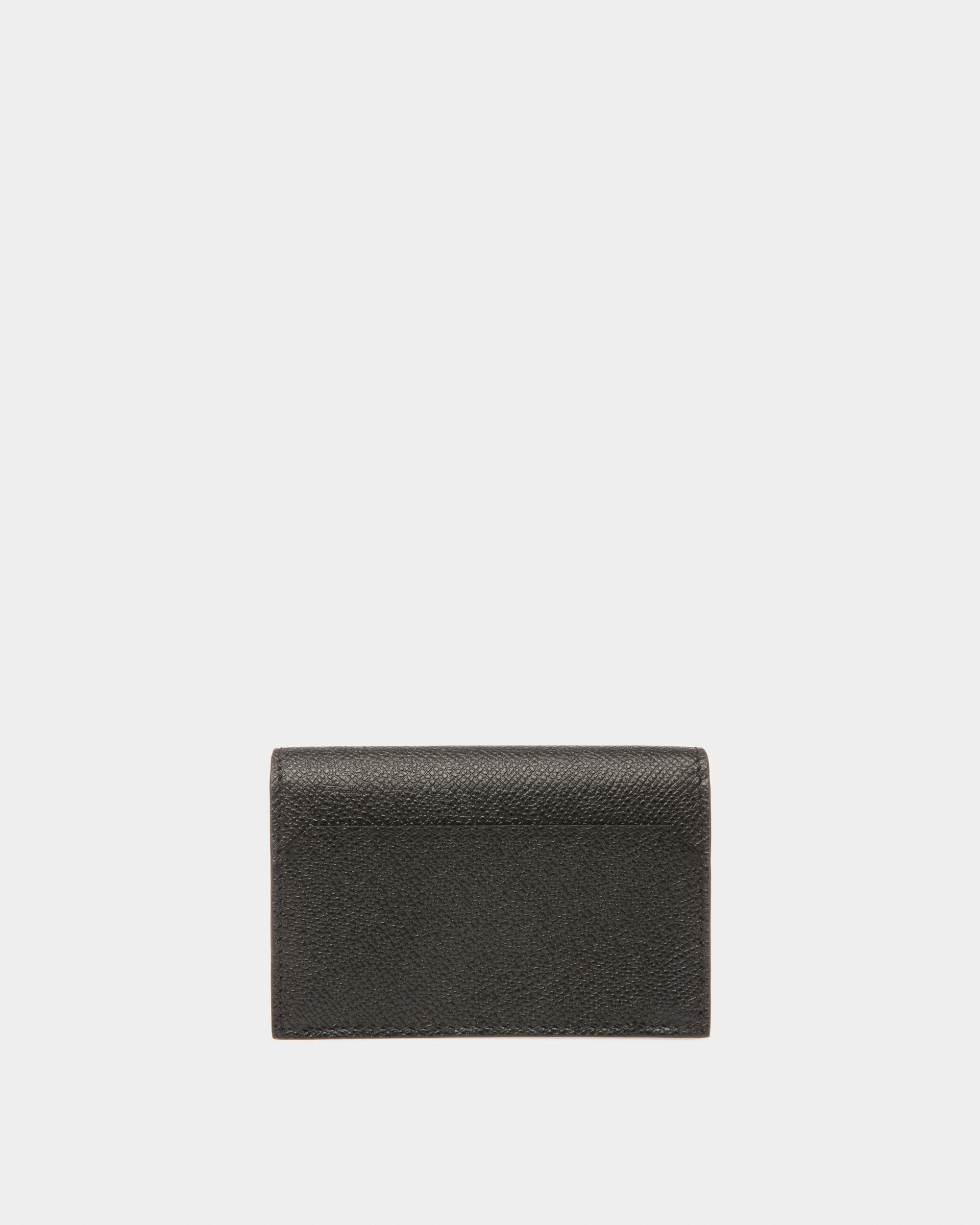 Men s Brenty Leather Wallet In Black Blue Bally