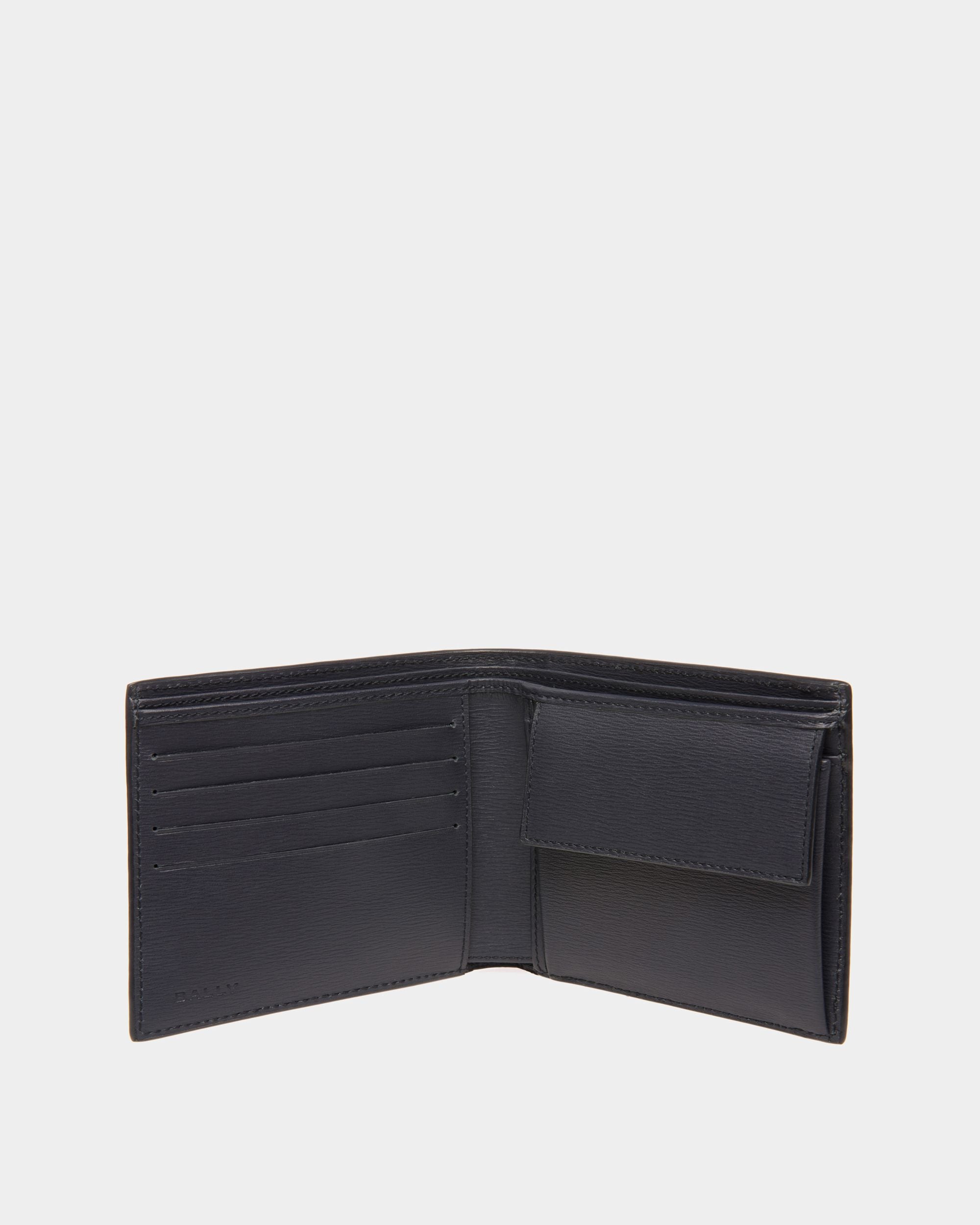 Men s Crossing ID Coin Wallet In Midnight Leather Bally