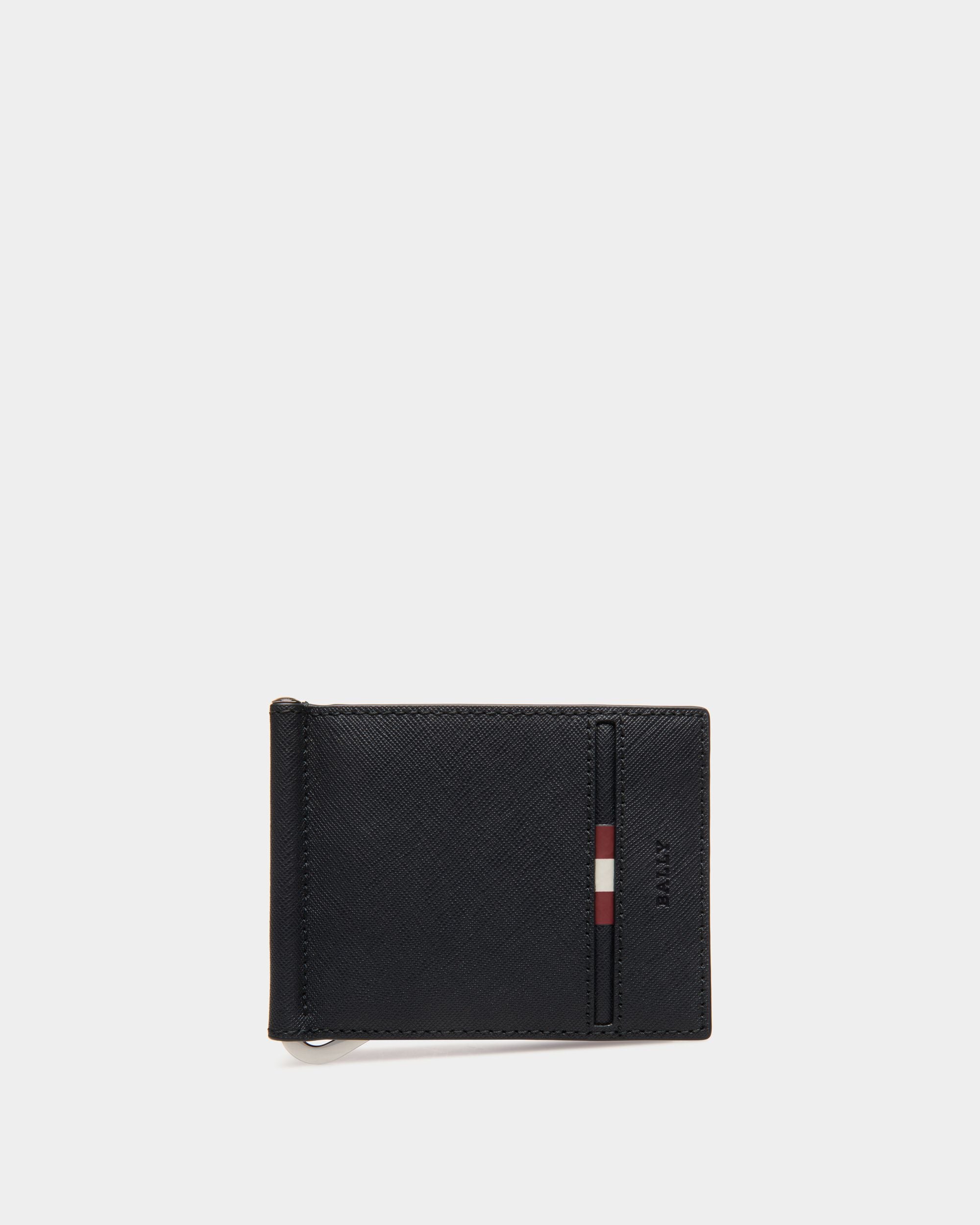 Wallet In Black Bovine Split - Men's - Bally - 01