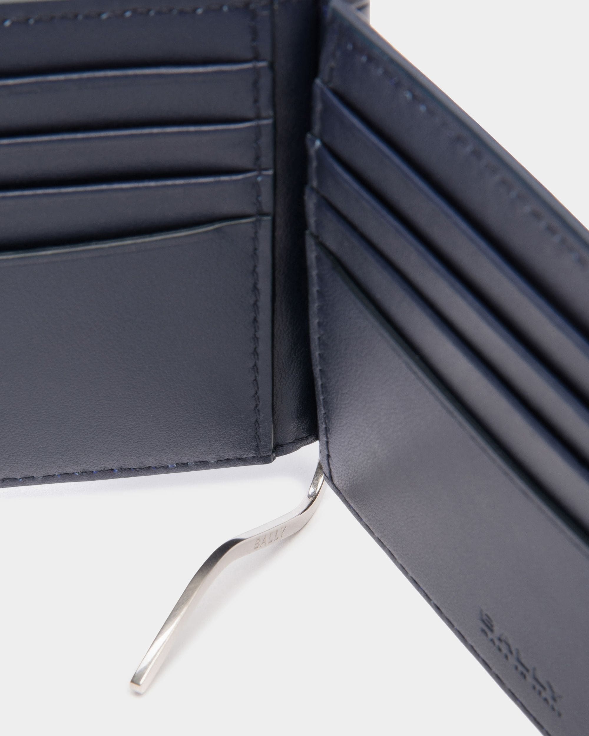 Busy Bally Bifold Wallet in Crocodile Print Leather