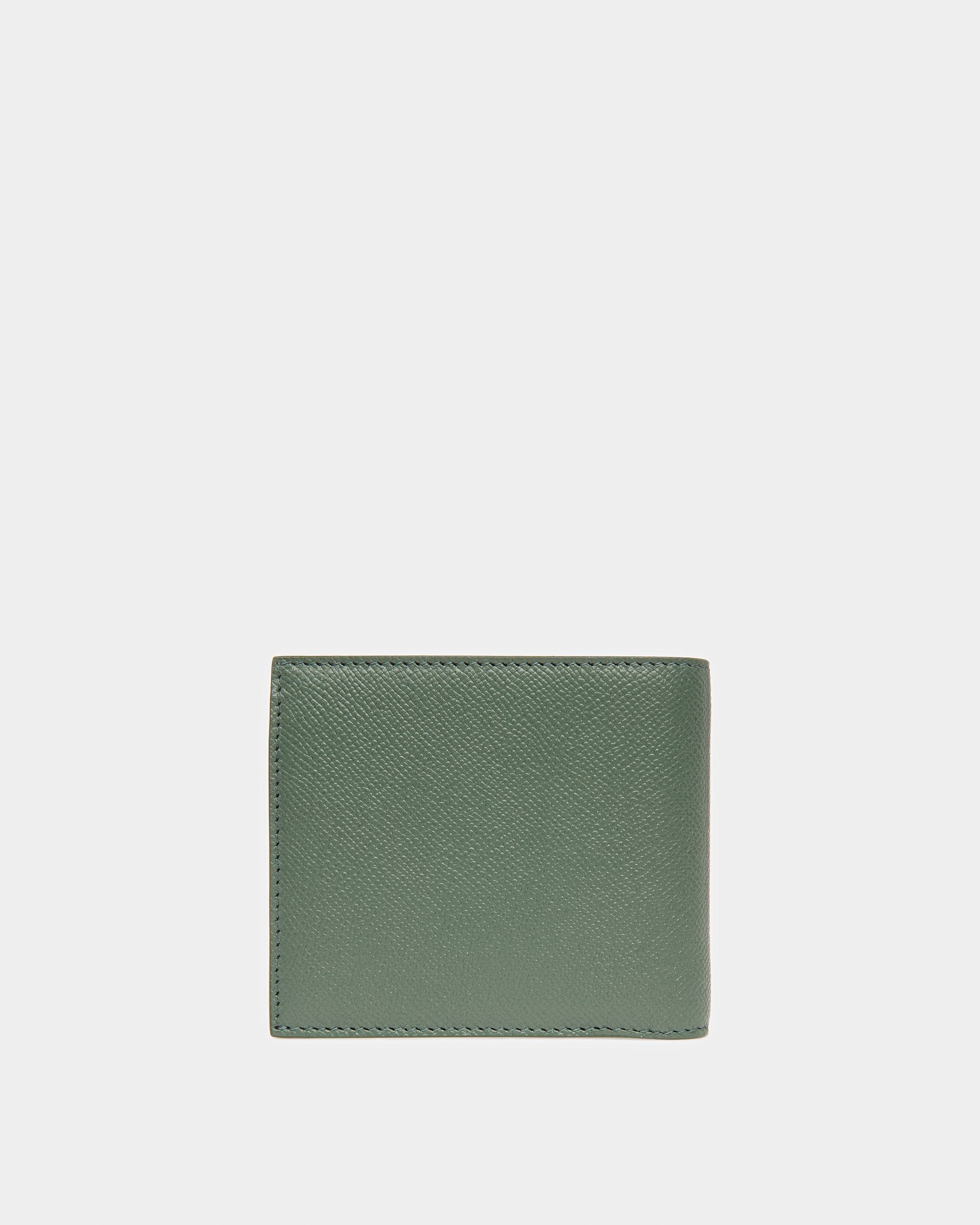Bribel Leather Coin Wallet In Sage - Men's - Bally - 02