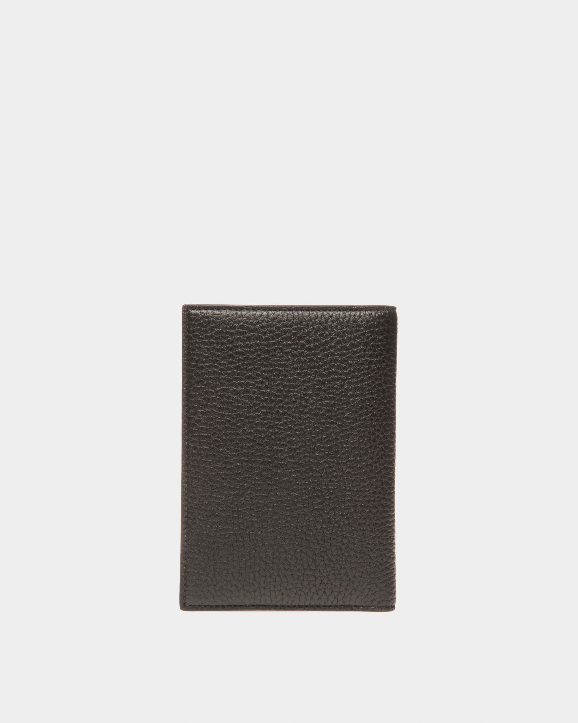 Bovert Leather Passport Holder In Black - Men's - Bally - 02