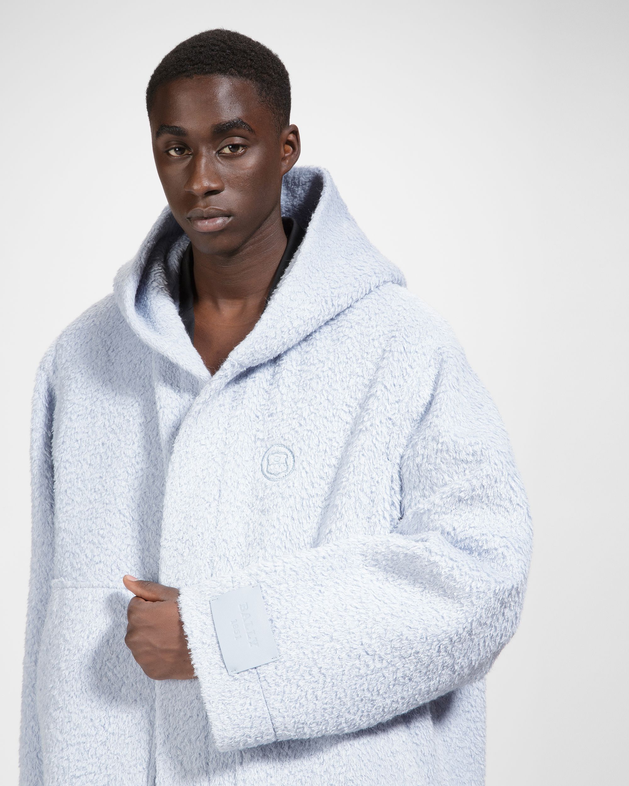 Wool blend peacoat mens best sale