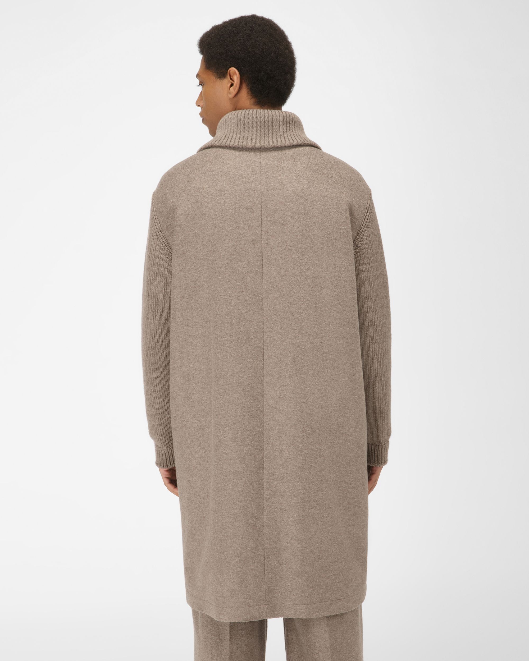 Mixed Material Coat - Men's - Bally - 03
