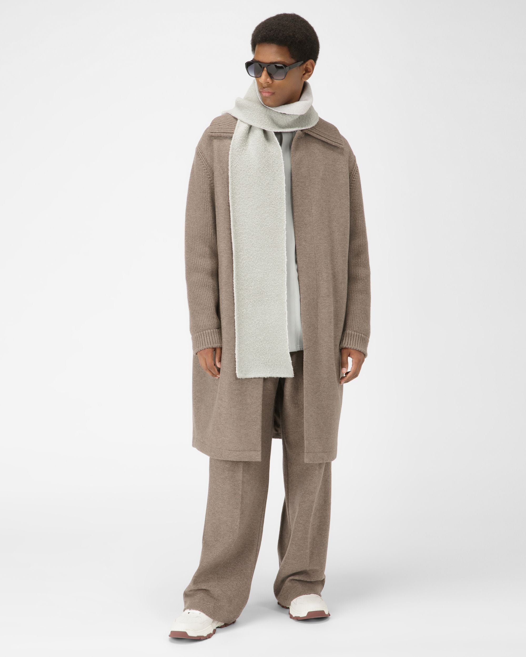Mixed Material Coat - Men's - Bally - 05