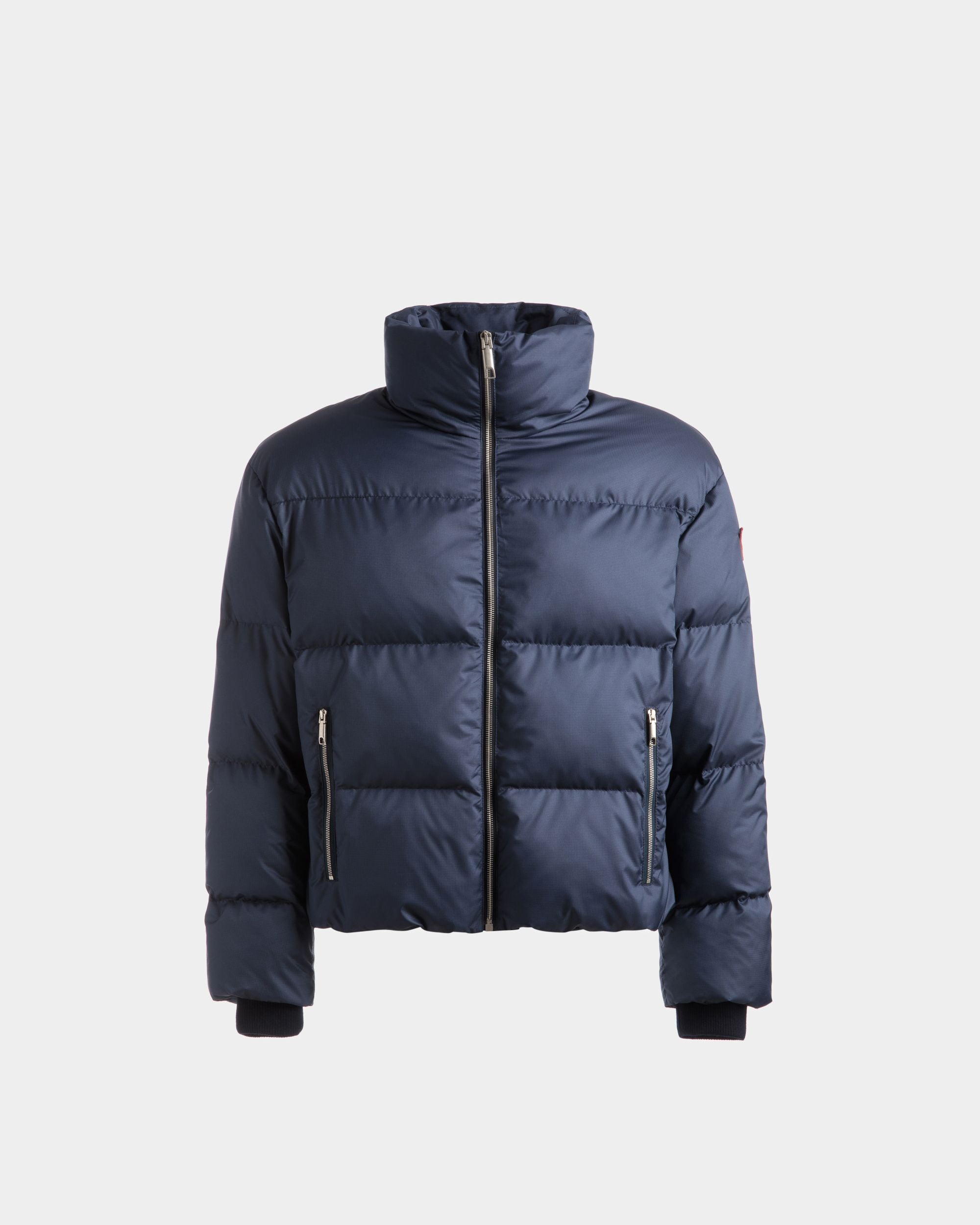 Bomber Jacket In Black Leather - Men's - Bally - 01