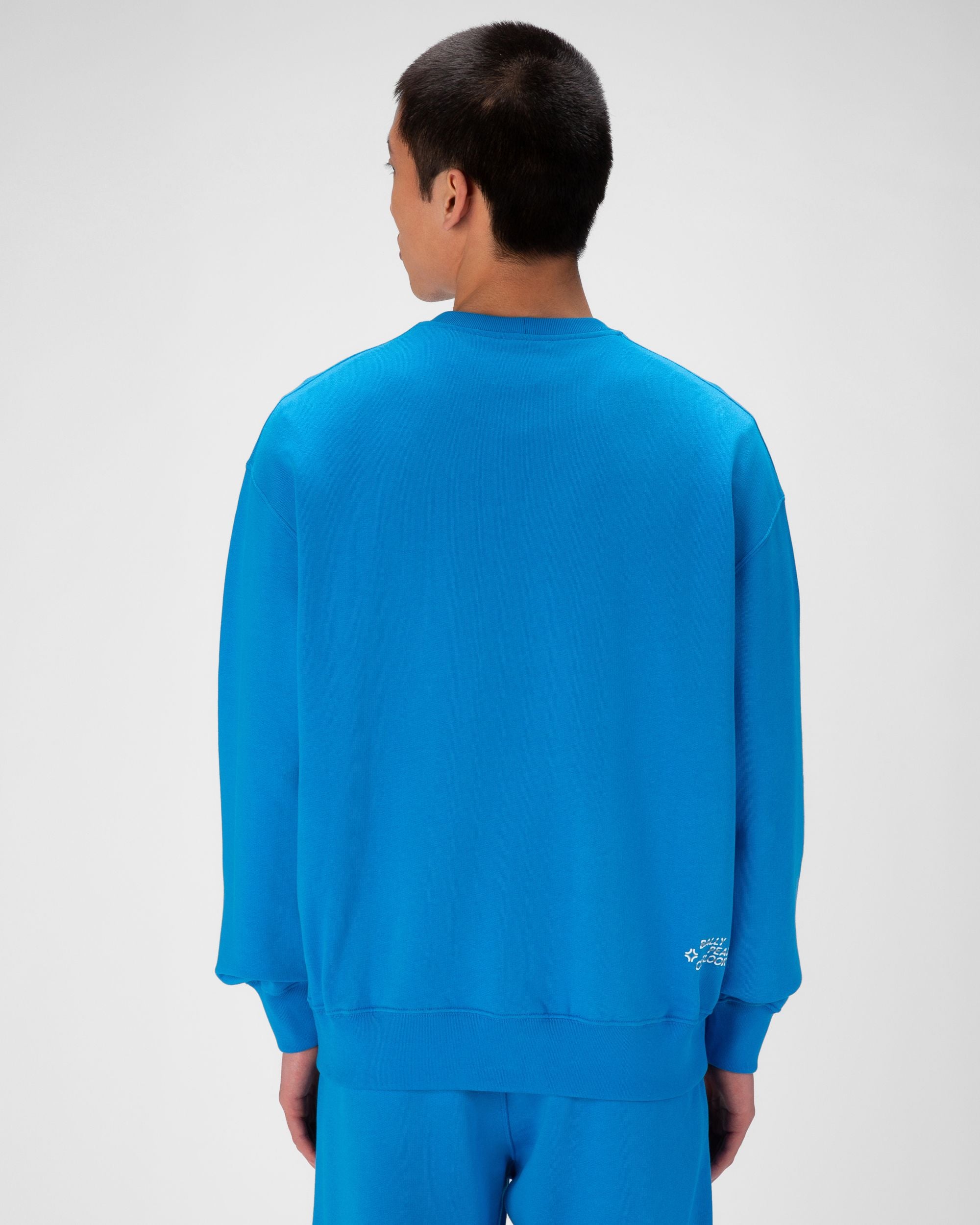 Organic Cotton Crewneck In Blue - Men's - Bally - 04