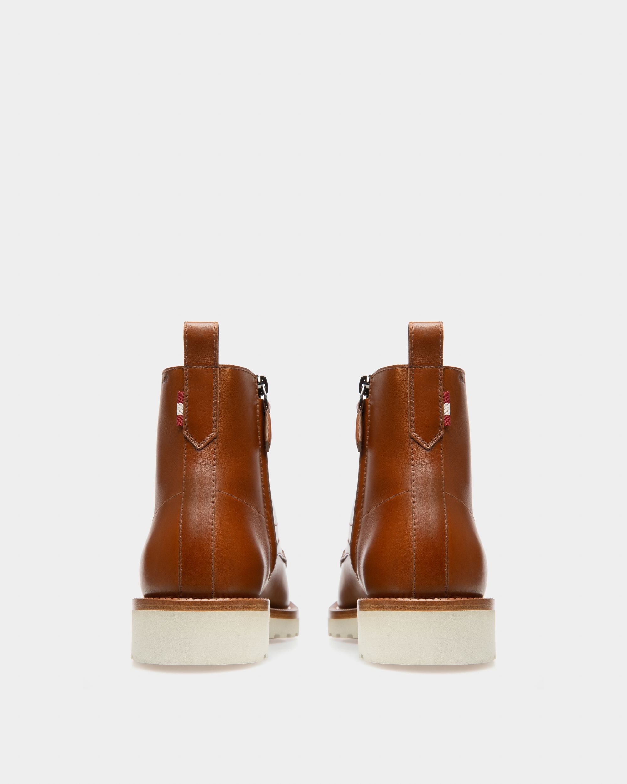 Nobilus Leather Boots In Brown - Men's - Bally - 04