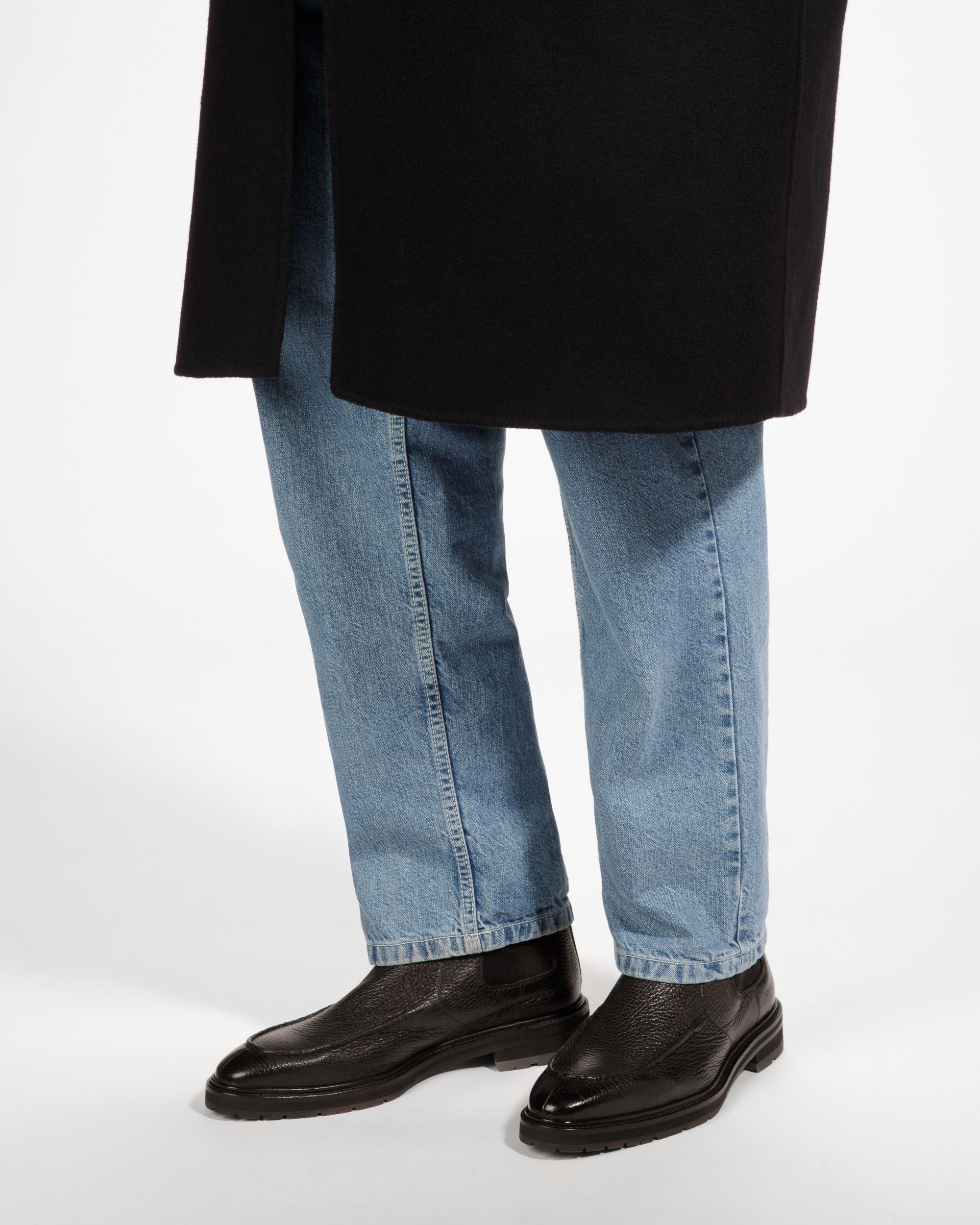Mirno Leather Booties In Black - Men's - Bally - 03