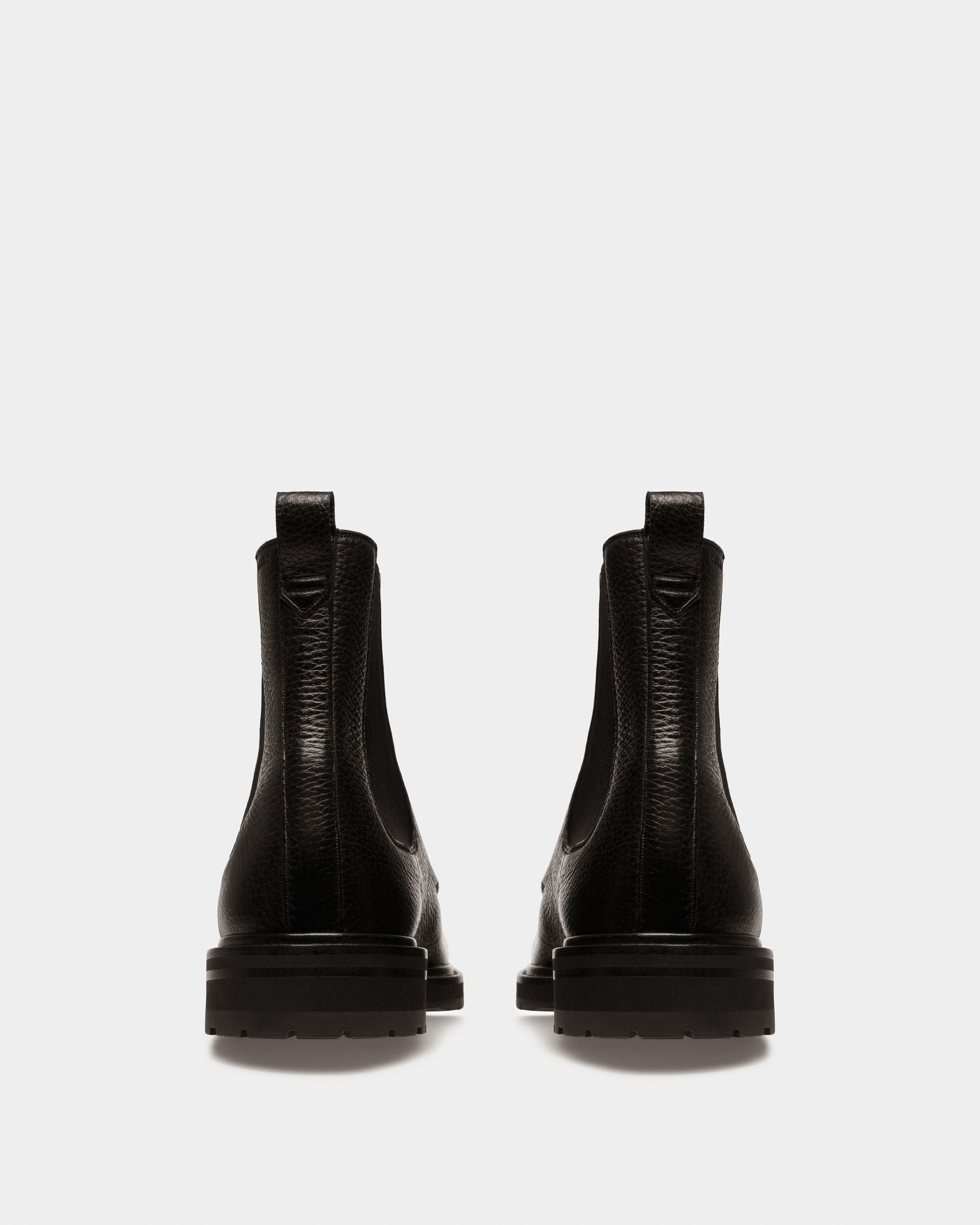Mirno Leather Booties In Black - Men's - Bally - 04