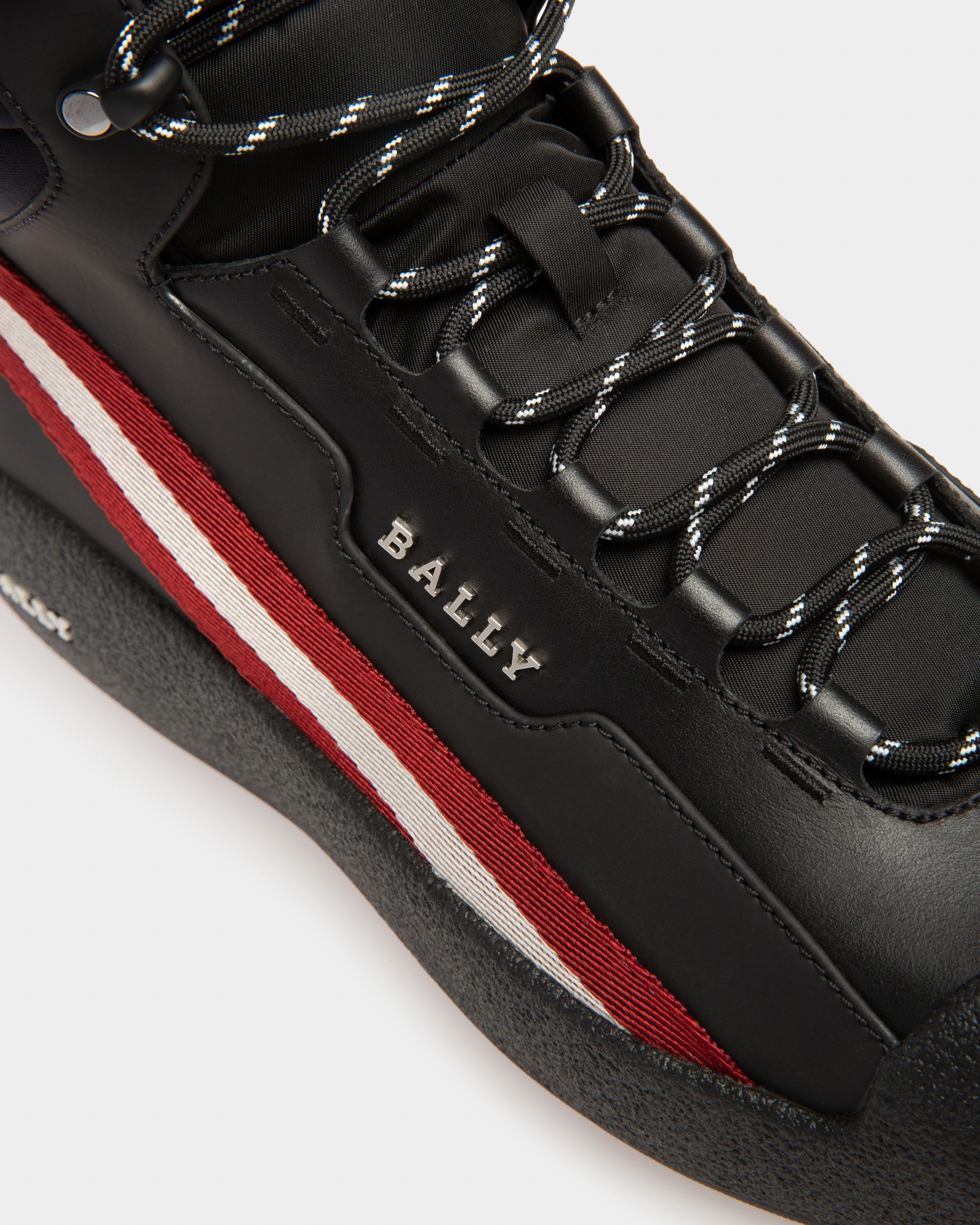 Clyde Leather Snow Boots In Black - Men's - Bally - 06