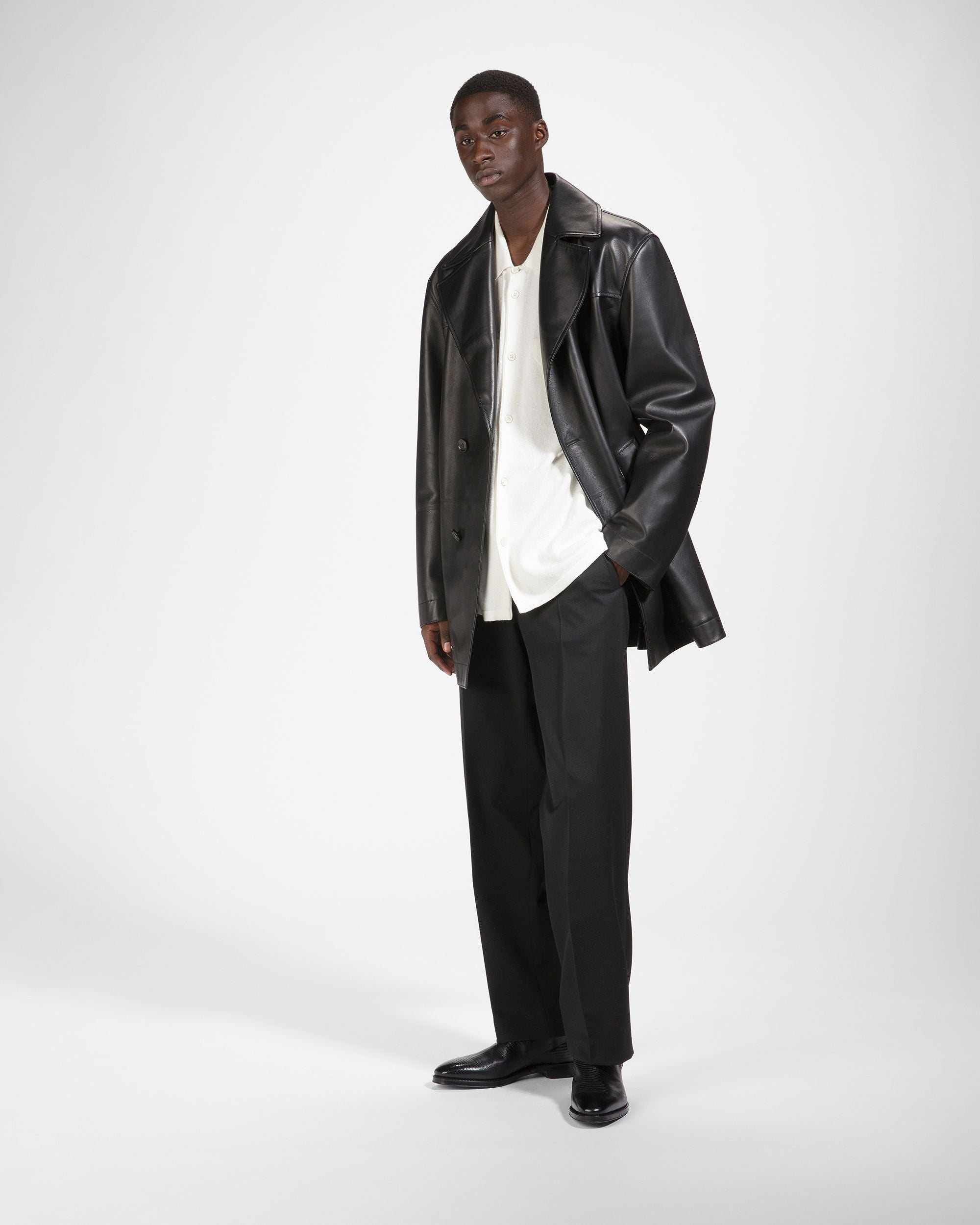 Scaviel Leather Boots In Black - Men's - Bally - 03