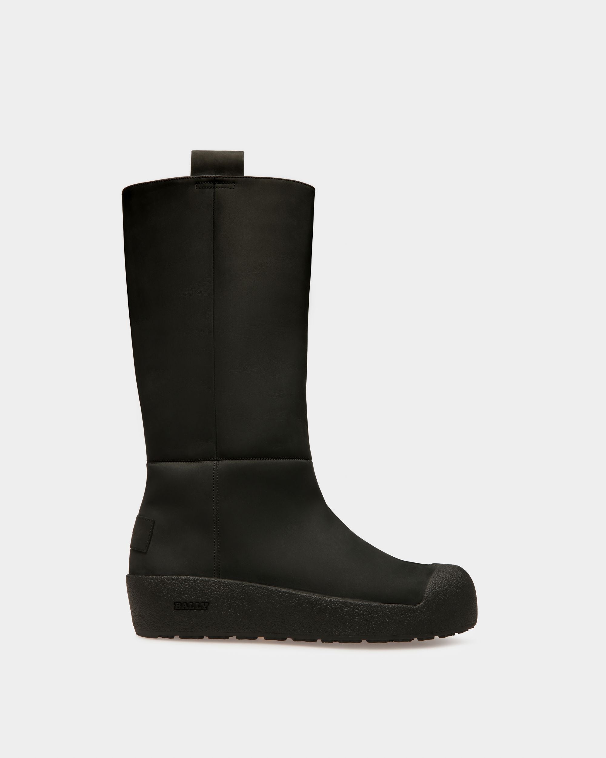 Jackson Leather Snow Boots In Black - Men's - Bally - 01
