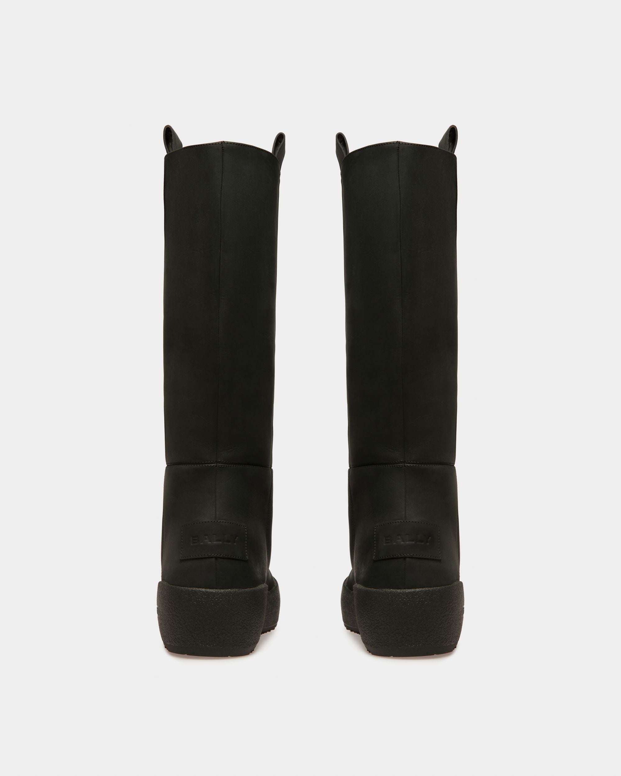 Jackson Leather Snow Boots In Black - Men's - Bally - 04