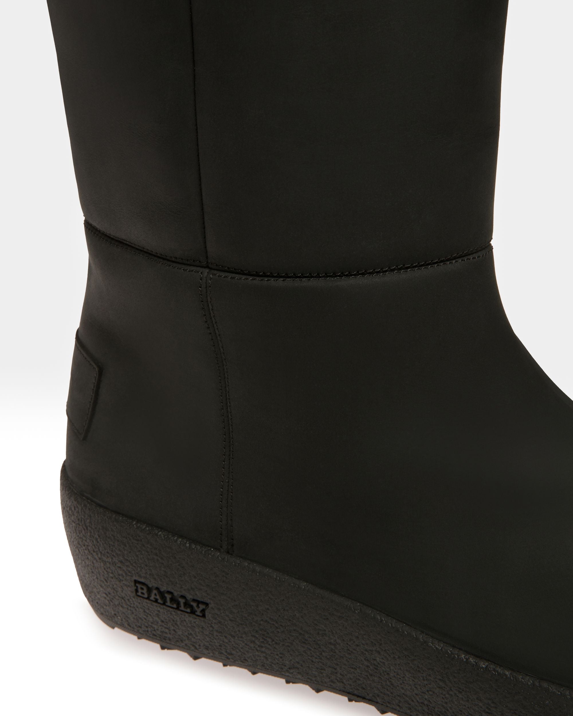 Jackson Leather Snow Boots In Black - Men's - Bally - 06