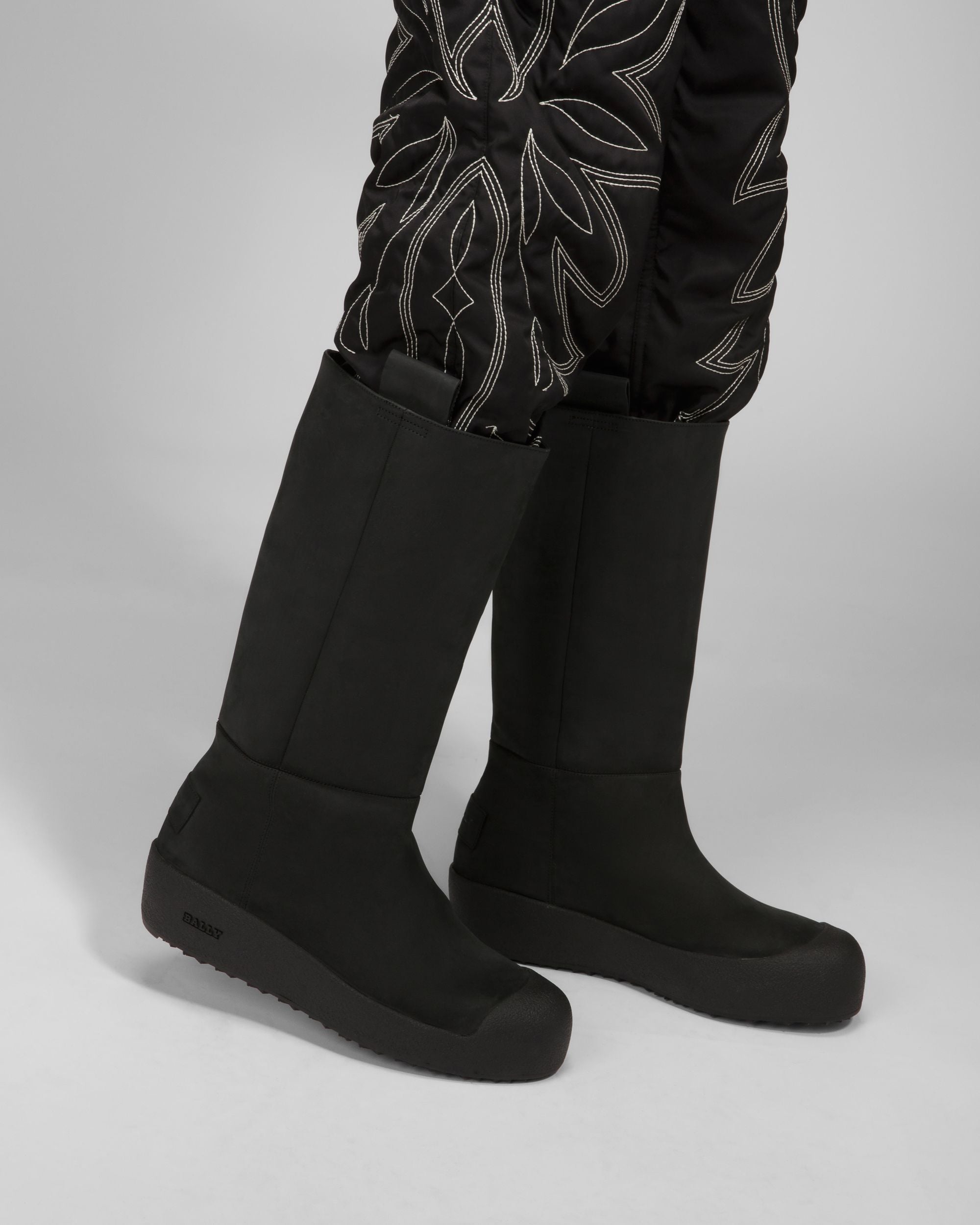Jackson Leather Snow Boots In Black - Men's - Bally - 07