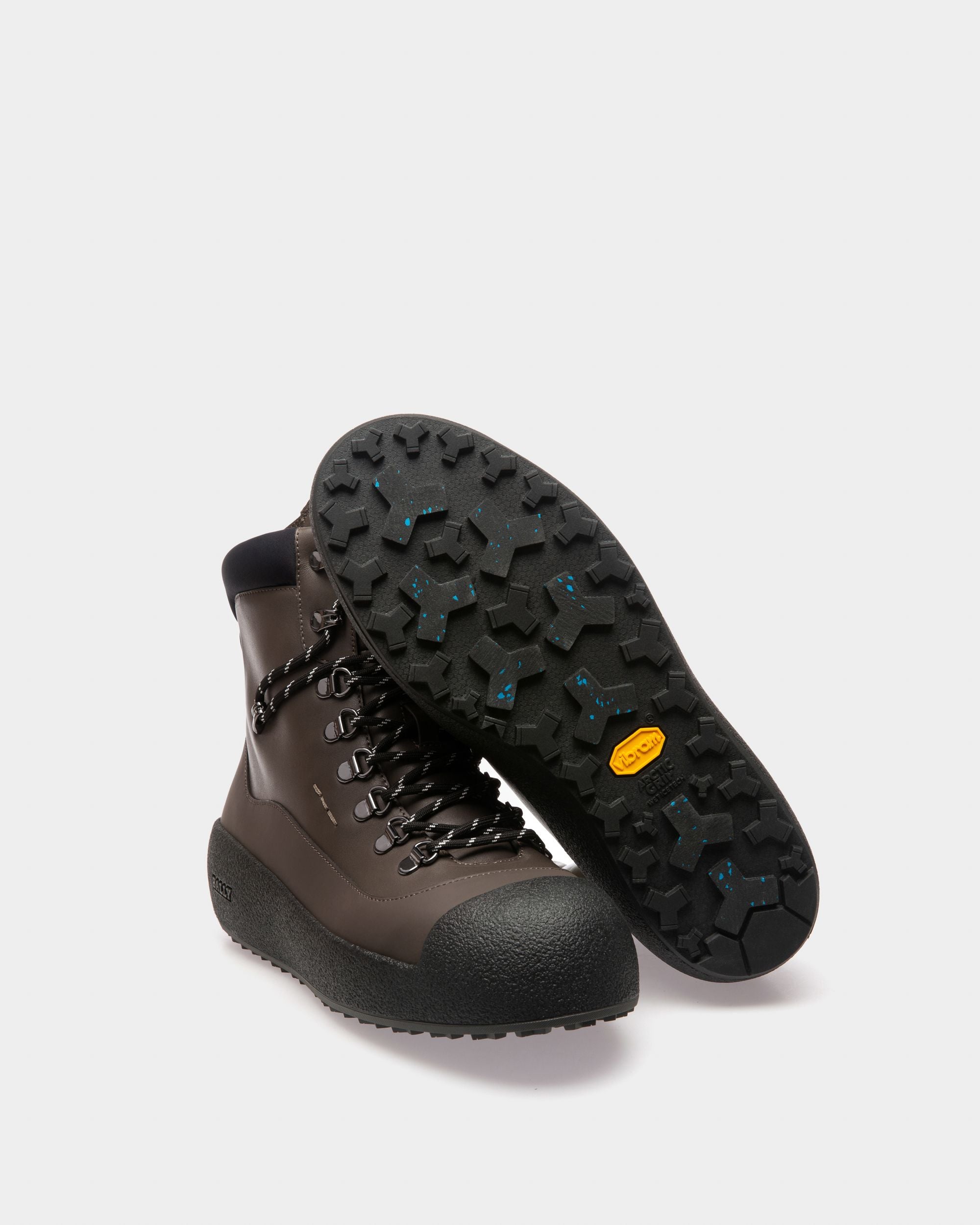 Cayden In Brown And Black Leather - Men's - Bally - 04