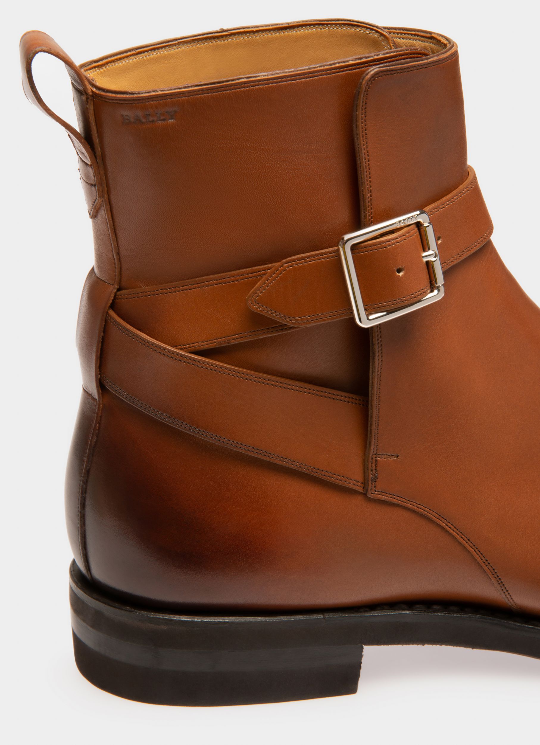 Scaviel Leather Boots In Brown - Men's - Bally - 06