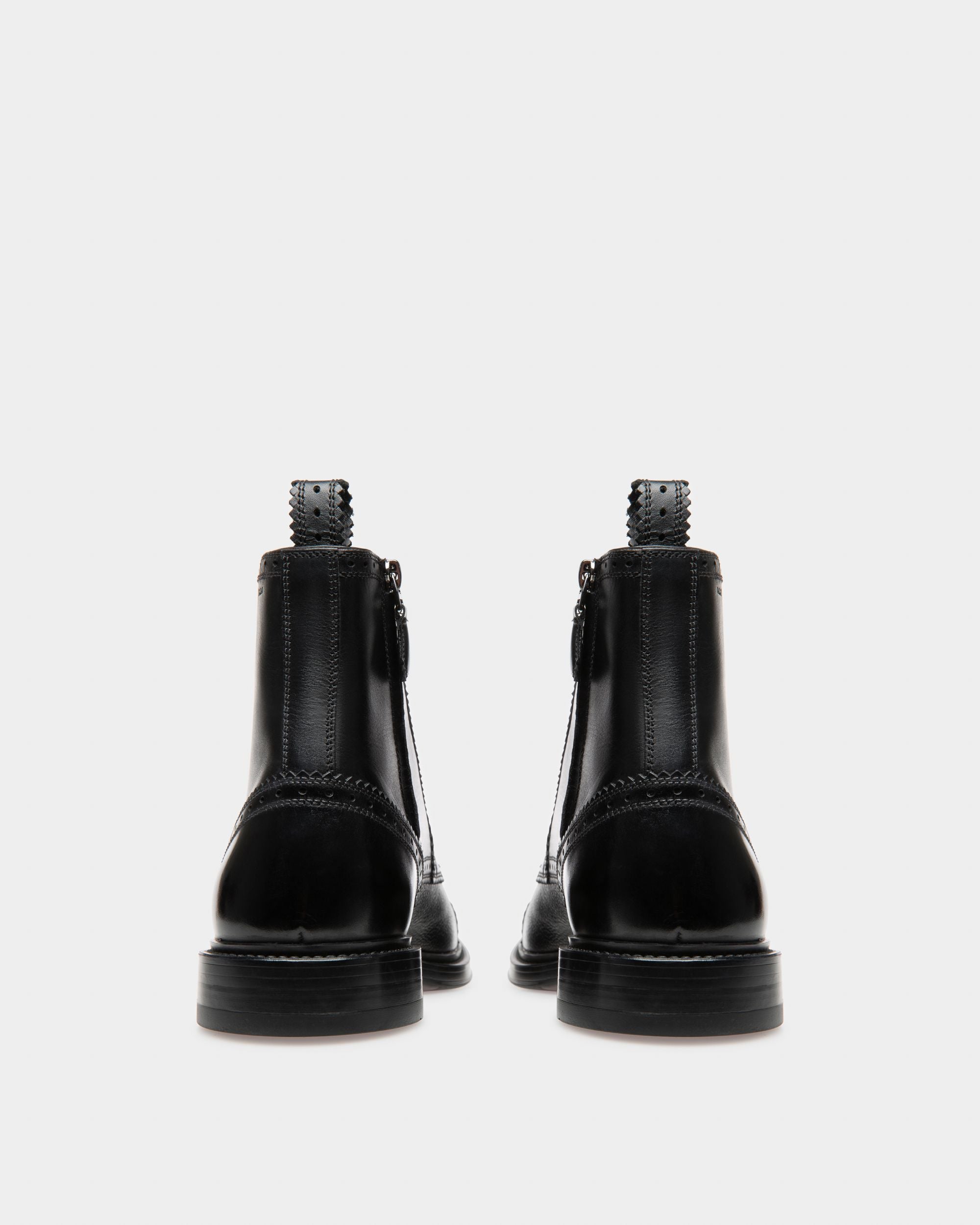 Nicoldon Leather Boots In Black - Men's - Bally - 04