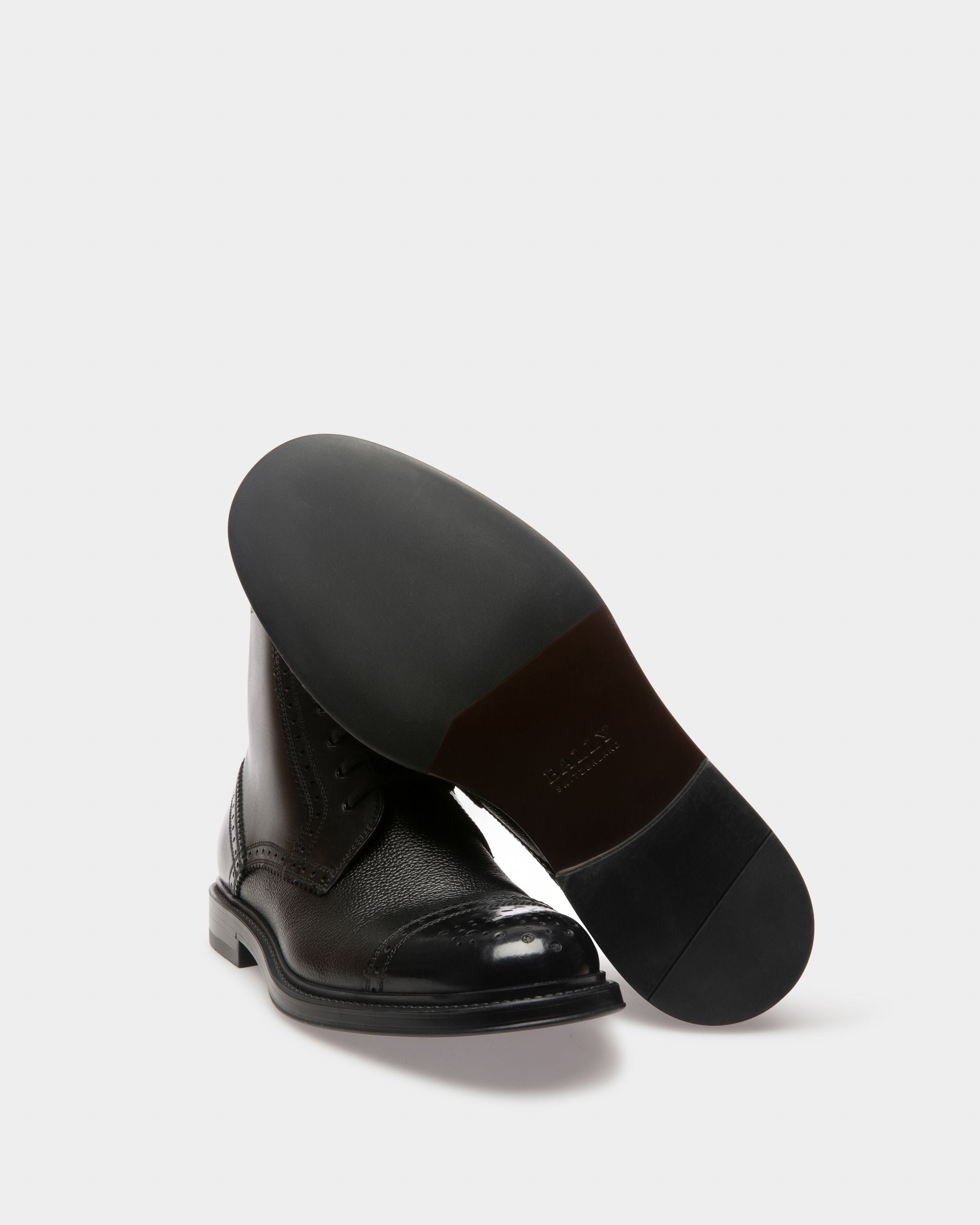 Nicoldon Leather Boots In Black - Men's - Bally - 05