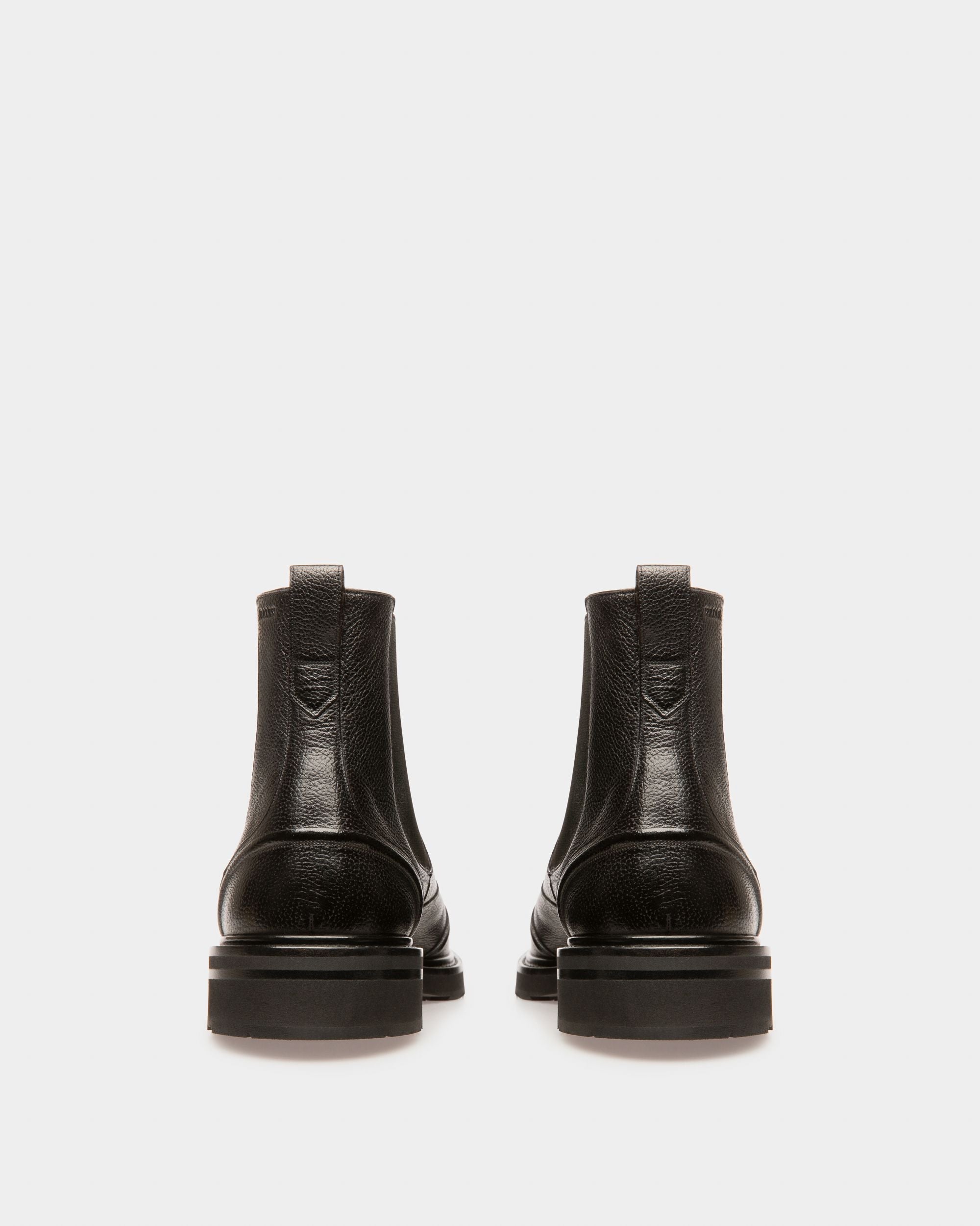 Mildor Leather Boots In Black - Men's - Bally - 04