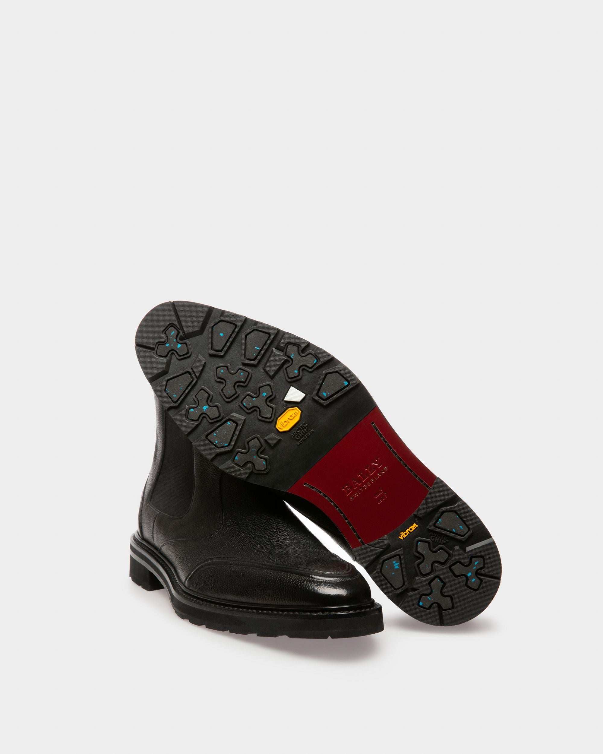Mildor Leather Boots In Black - Men's - Bally - 05