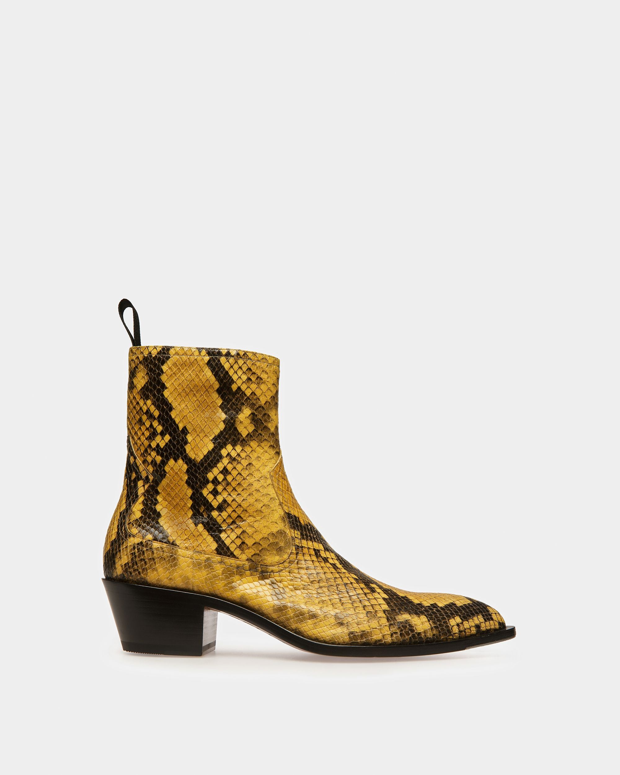 Gaiman Booties In Python Print - Men's - Bally - 01